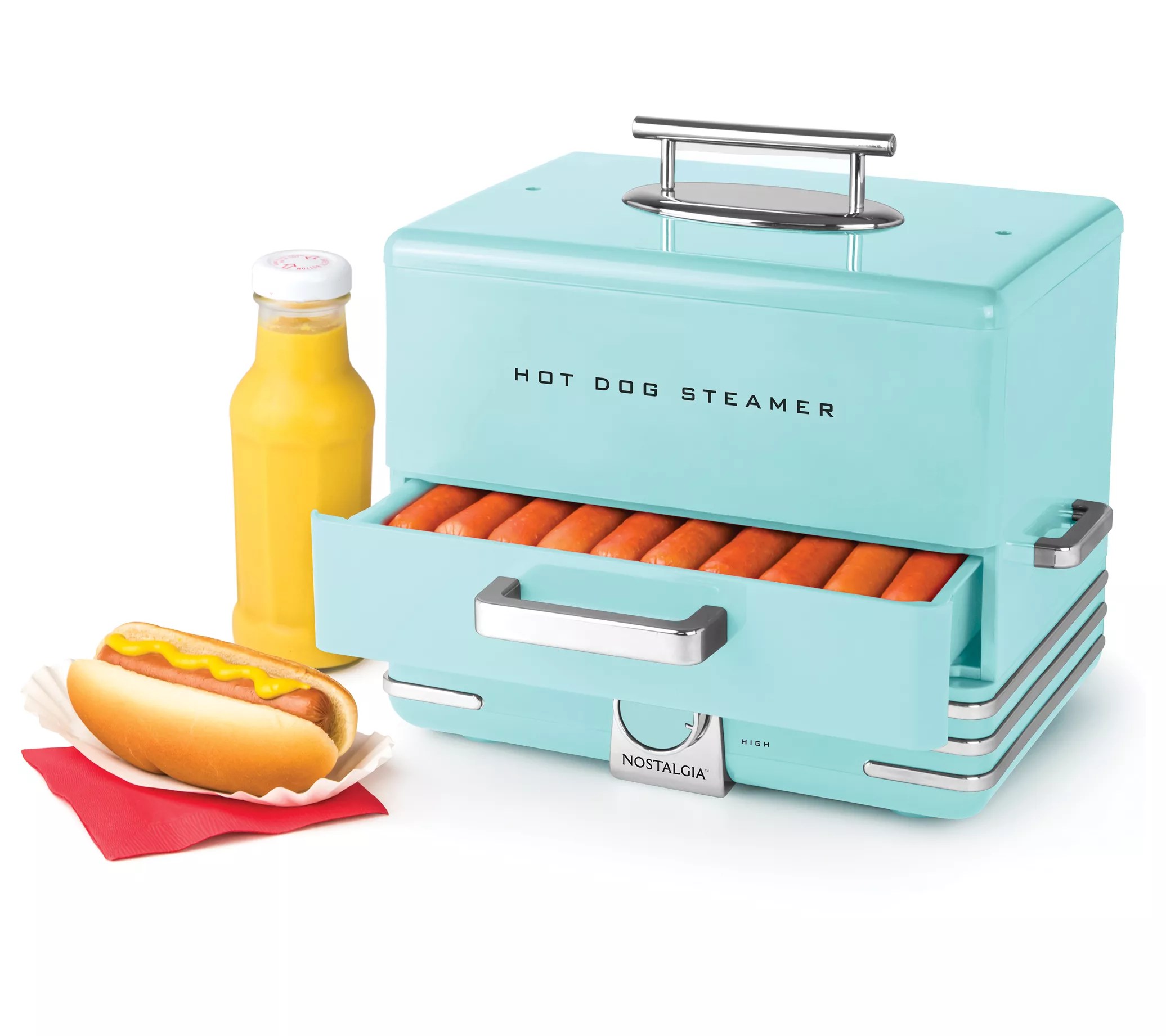 Nostalgia Hot Dog Steamer