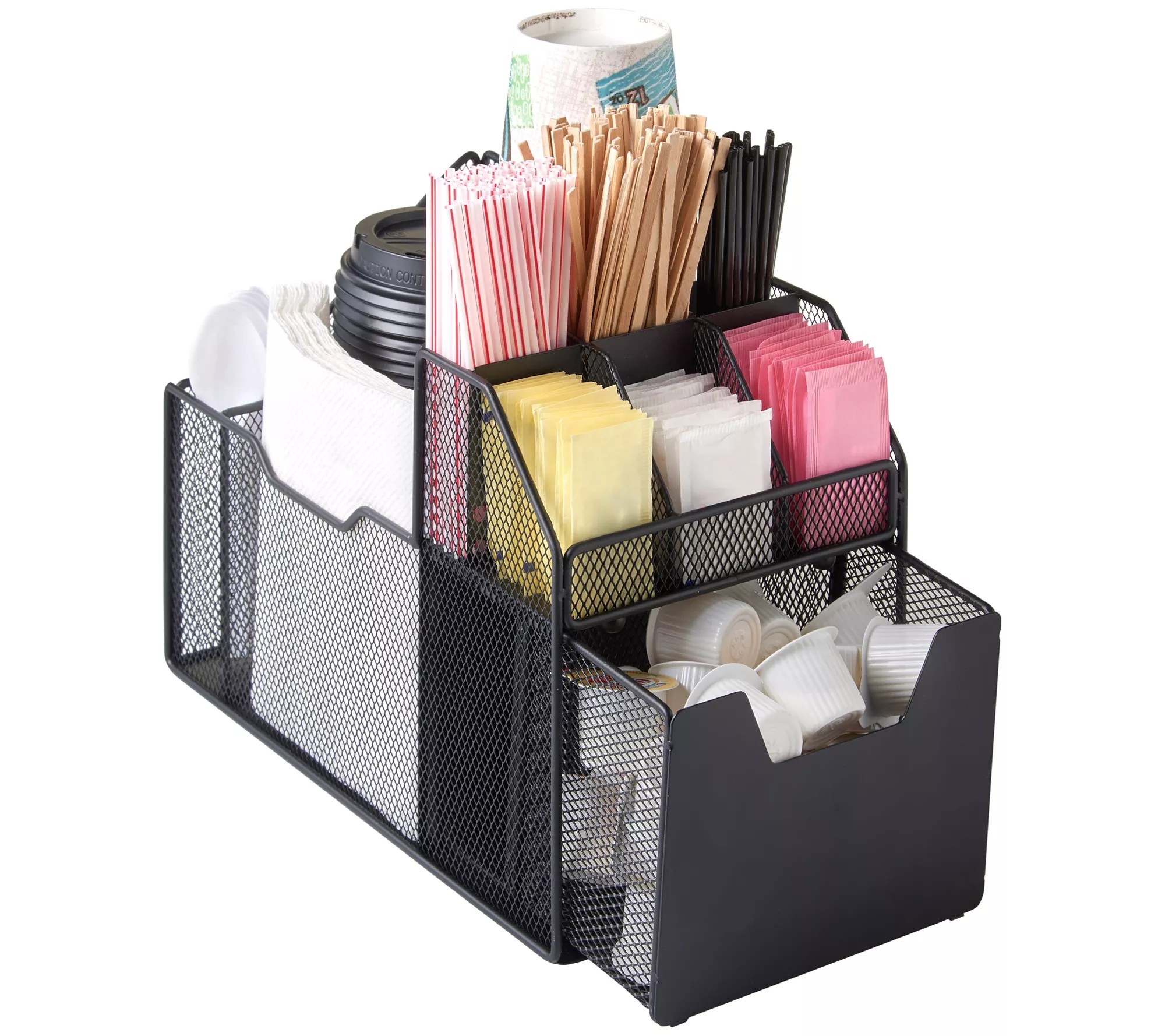 Nifty Coffee 10 Compartment Countertop Coffee Storage Unit