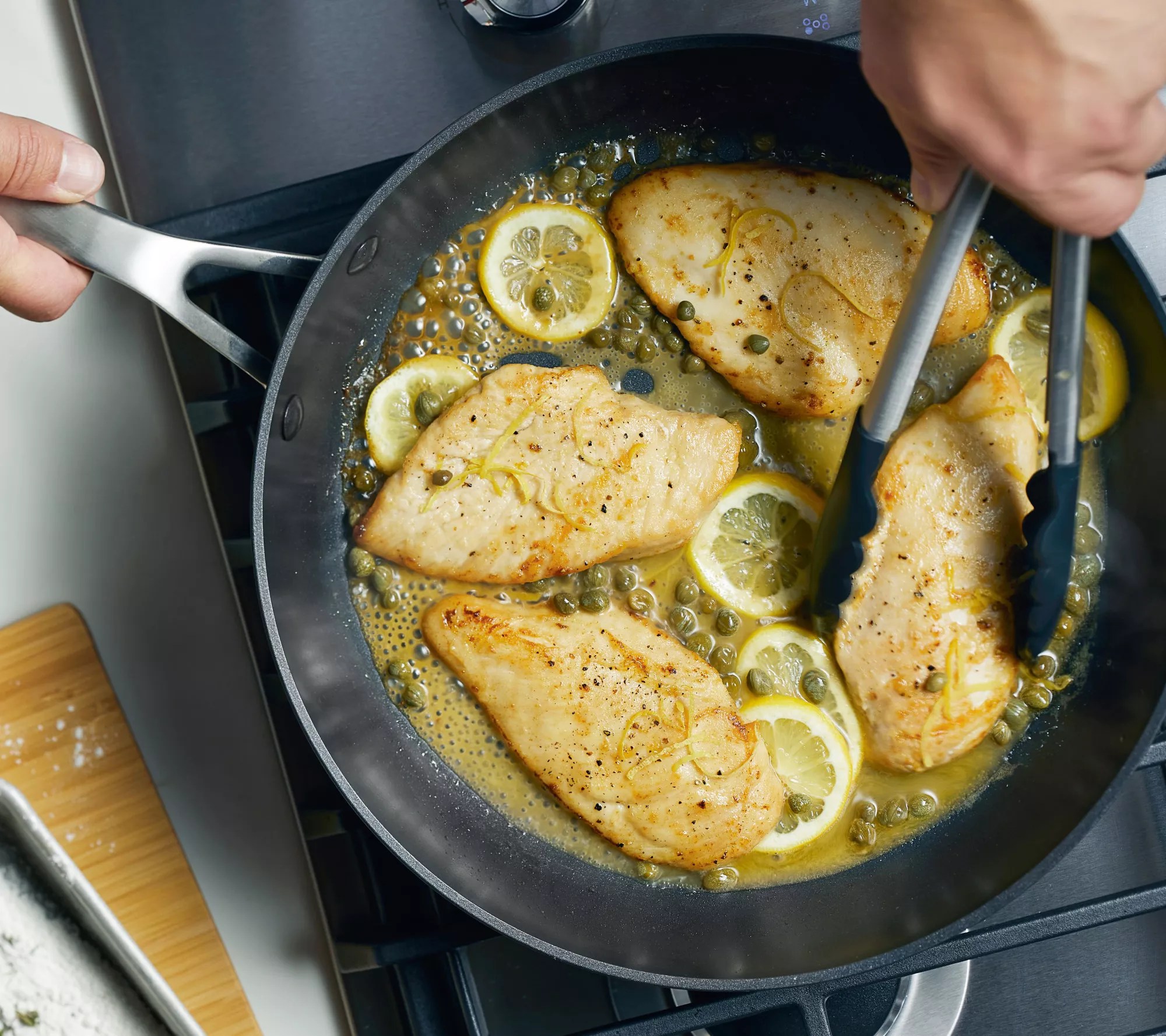 KitchenAid Induction 12.25" Frying Pan with Lid