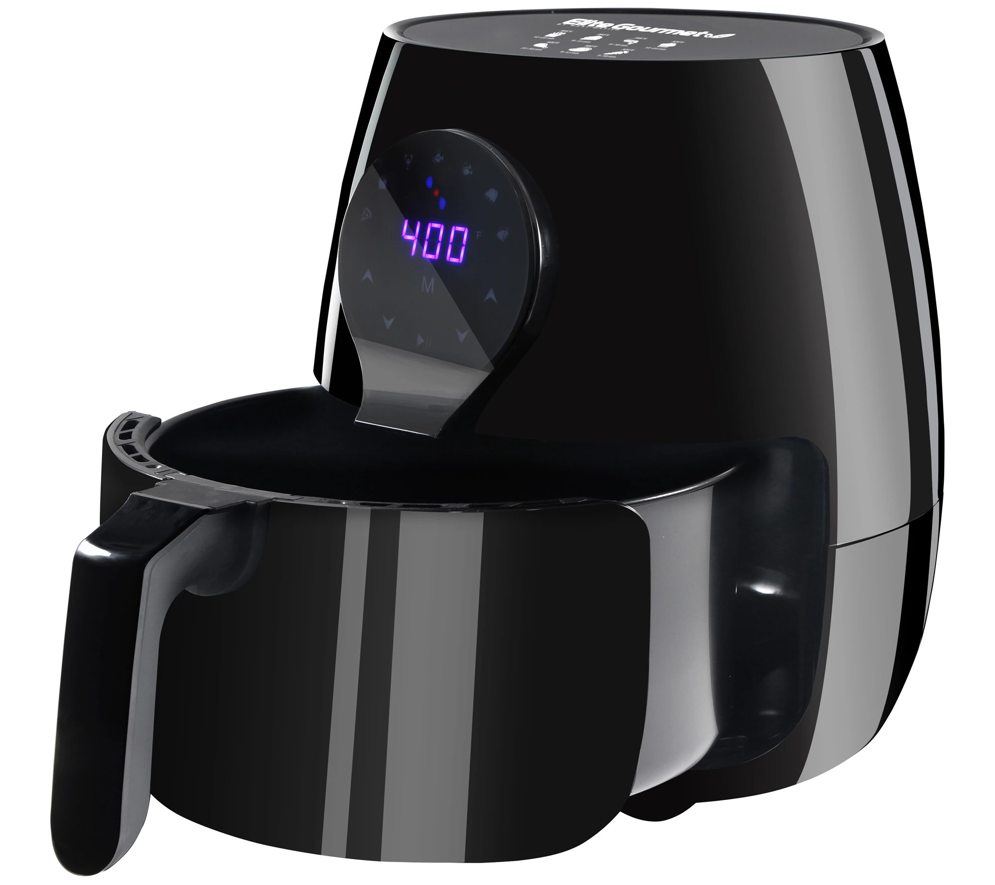 Elite Gourmet 7 Menu Functions 5.3qt Digital Air Fryer