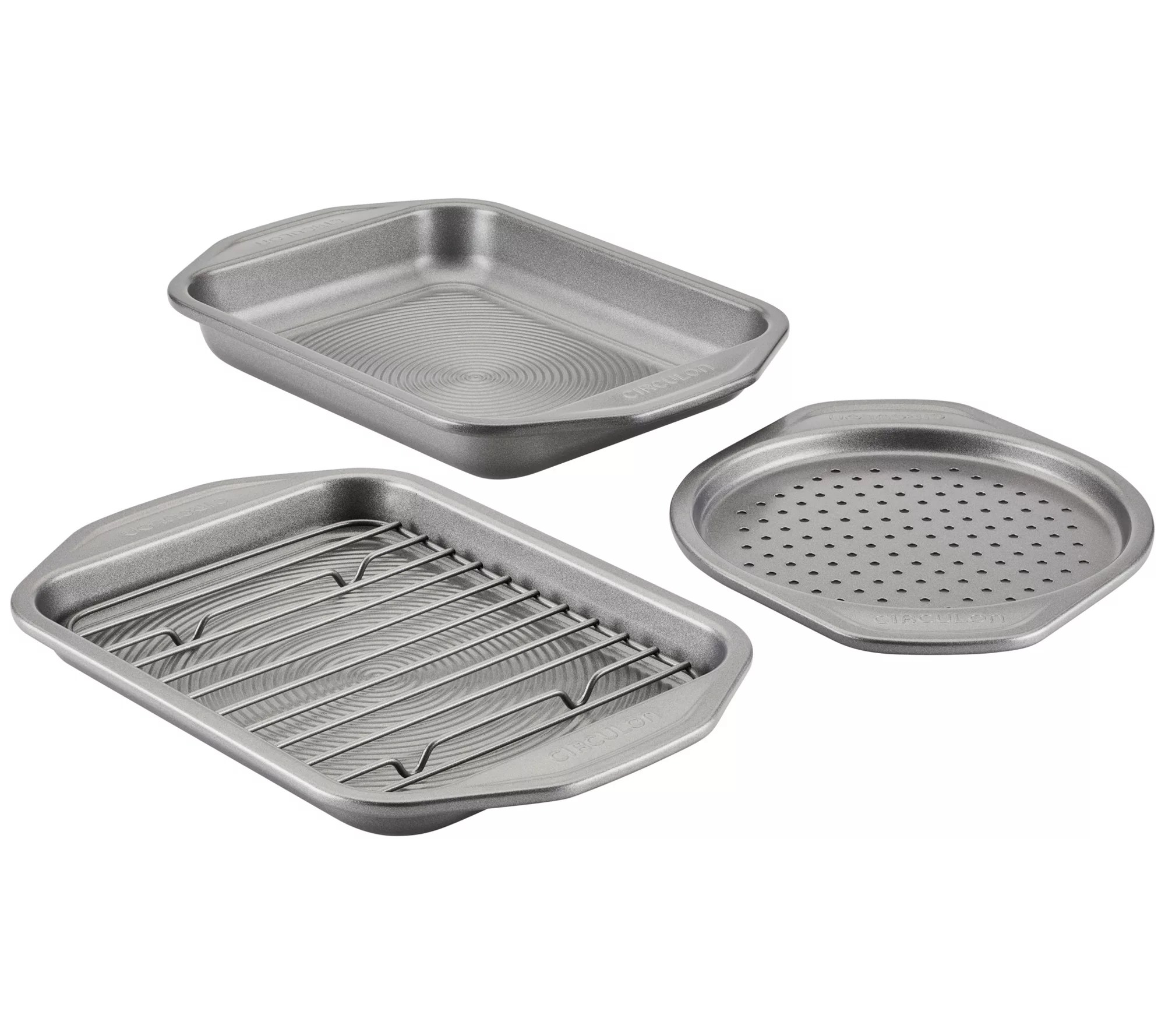 Circulon Total Bakeware Nonstick Toaster Oven 4Piece Set