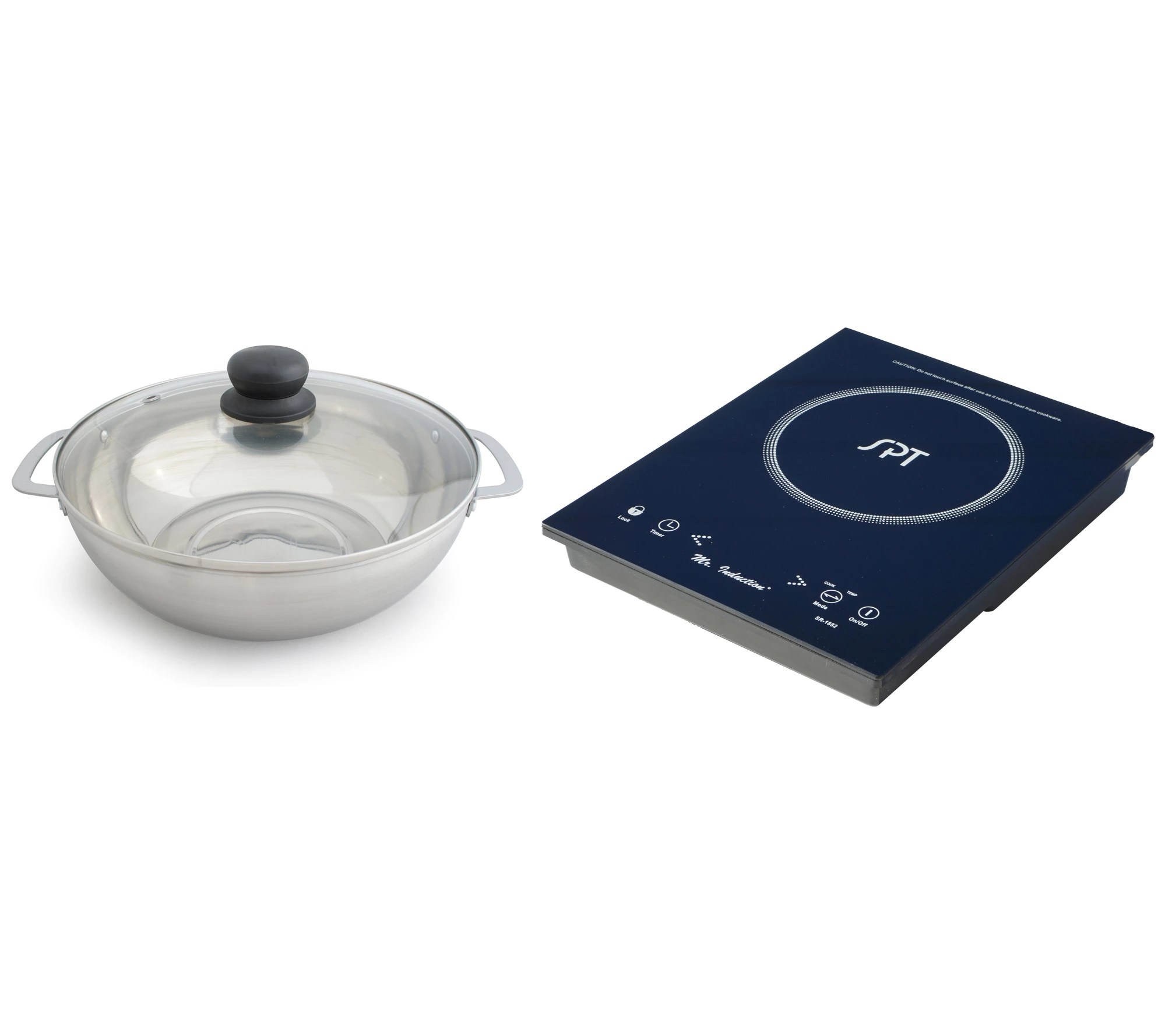 SPT 1650W Induction Cooker & Pot