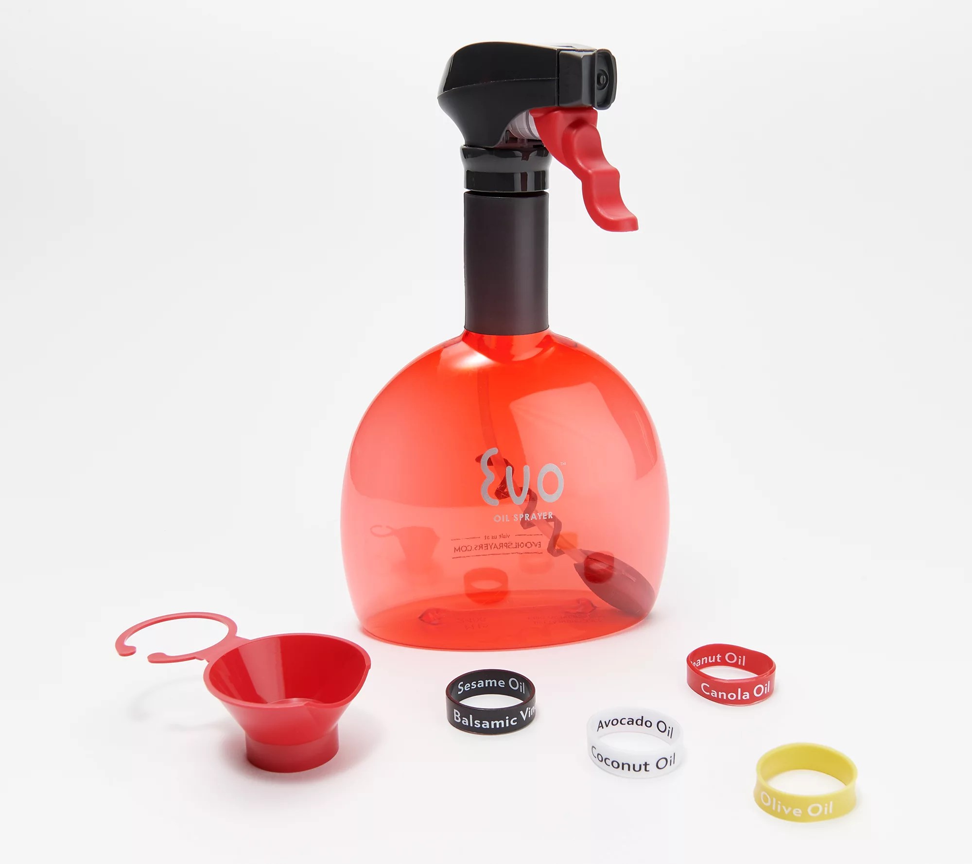 Evo 18oz NonAerosol Oil Sprayer w/ Funnel and Herb Diffuser