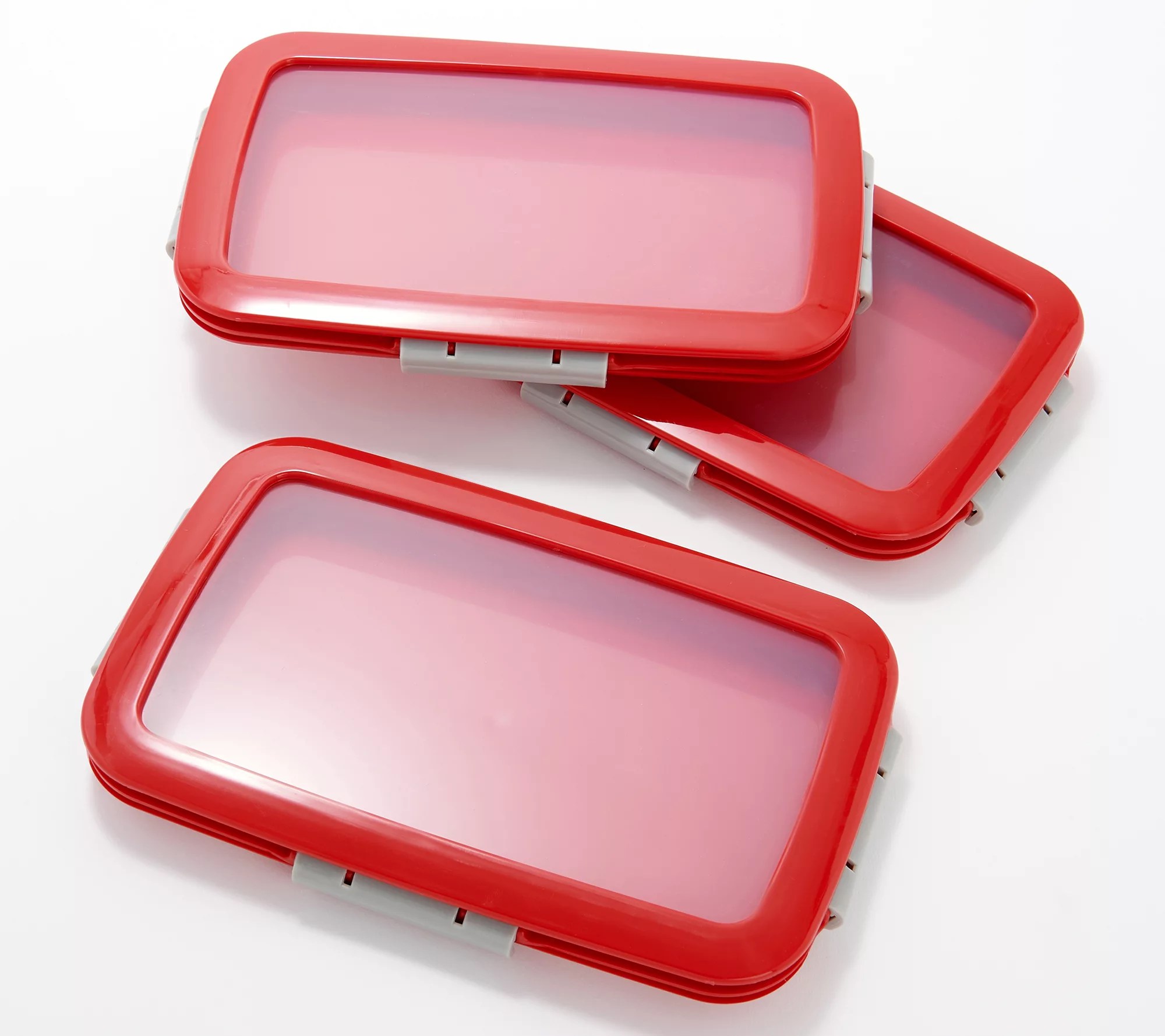 Food Flex Set of 3 Flat Food Storage Containers