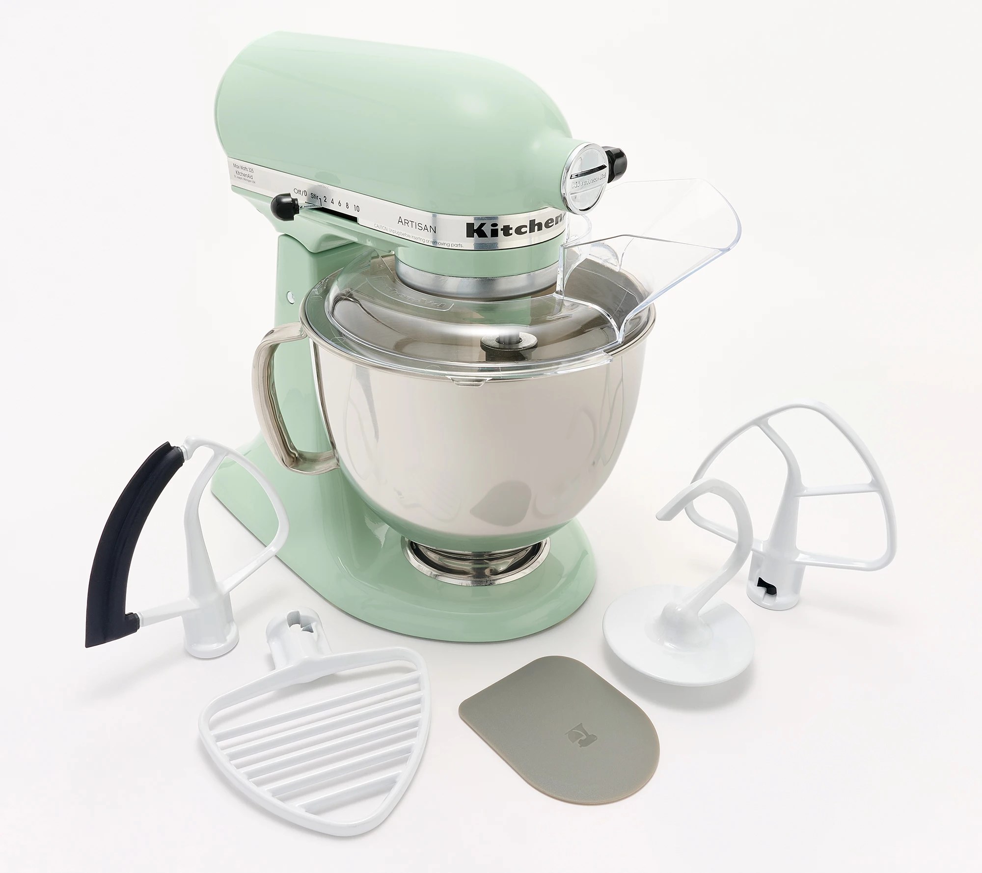 KitchenAid 5qt Artisan Stand Mixer w/ Pastry Beater and Flex Edge
