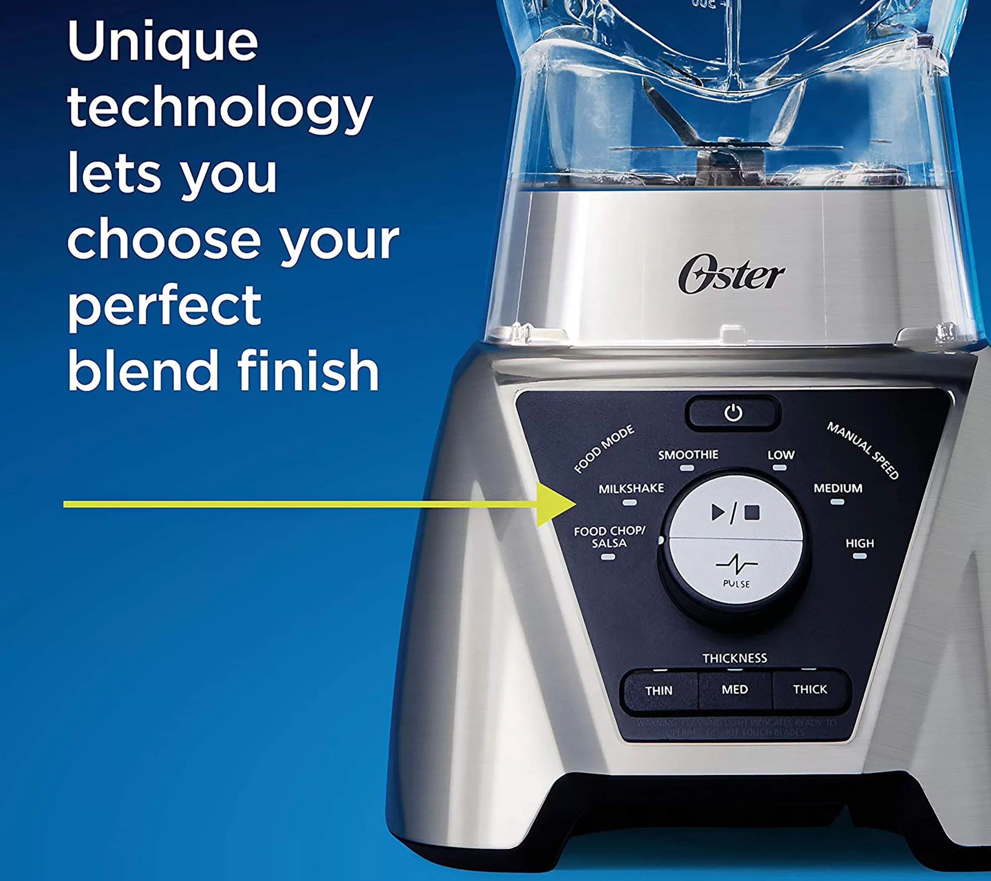 Oster Pro Blender w/ Texture Select Settings & 2 Portable Cups