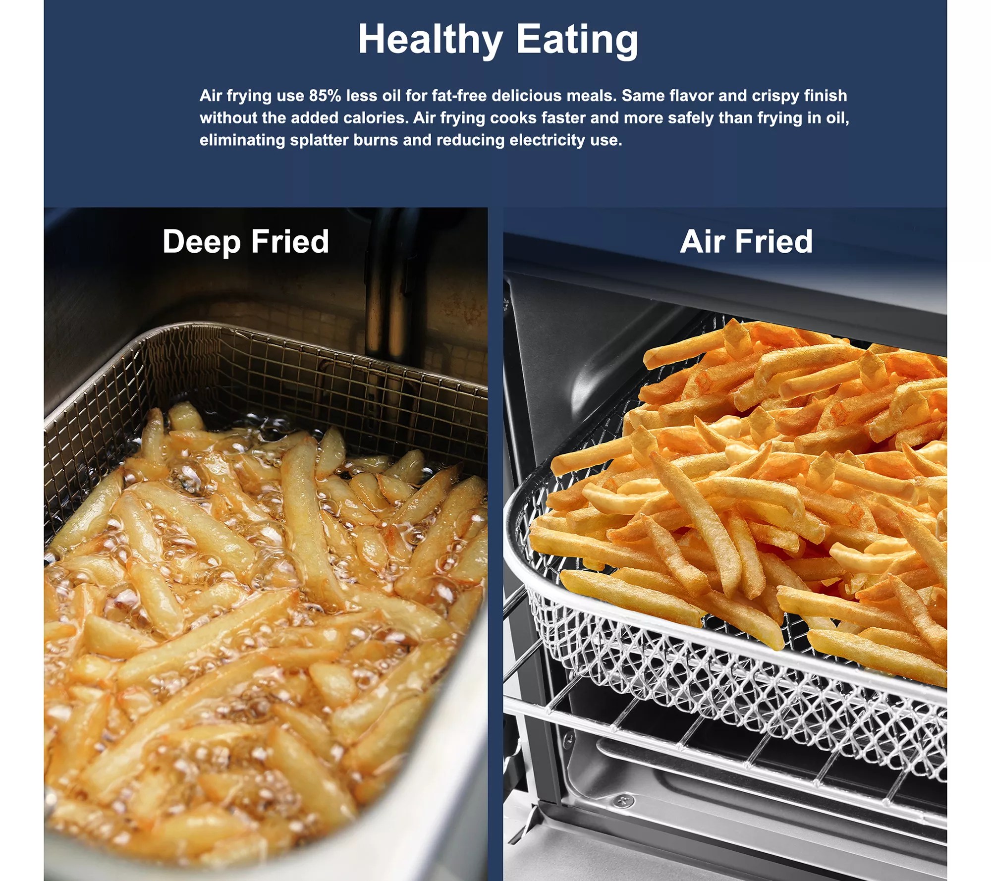 Elite Gourmet XLarge 25L Air Fryer Oven