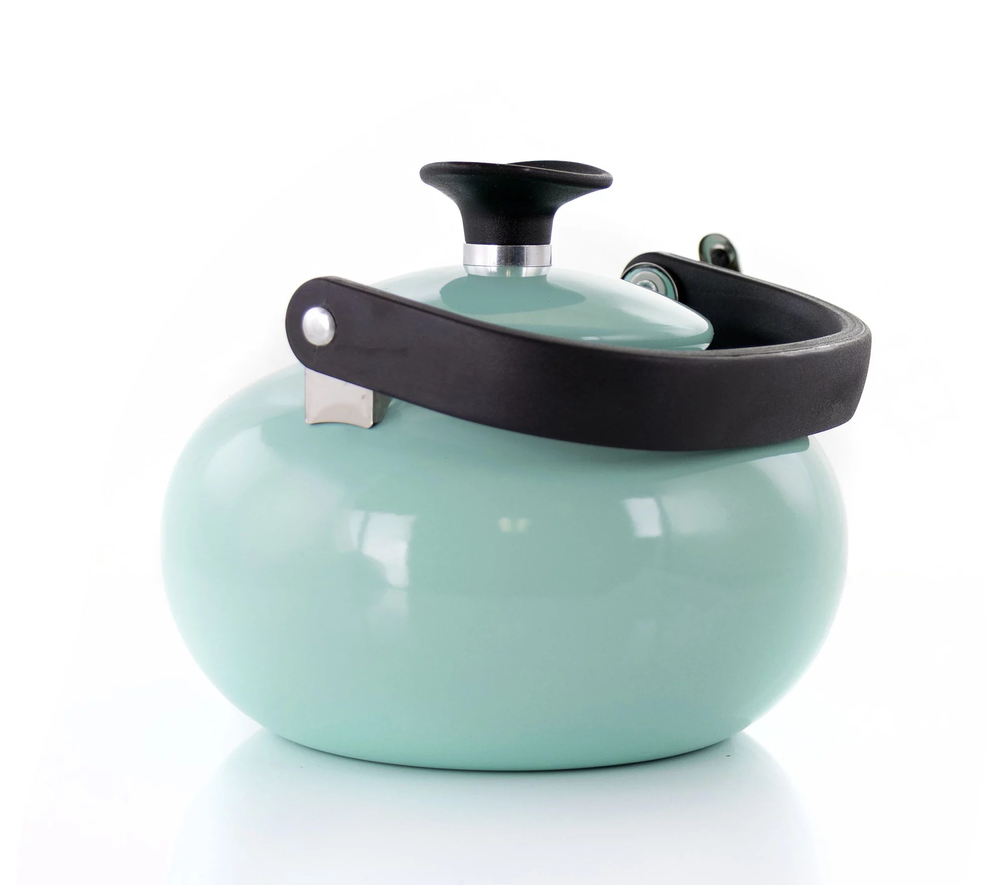 Kenmore 1.5 Qt. Enamel On Steel Whistling Tea Kettle in Blue