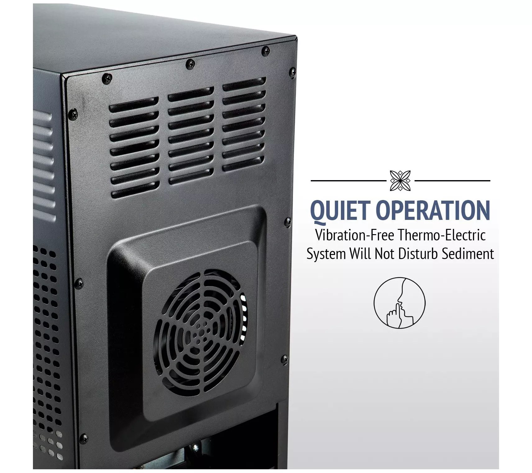 Ivation 8Bottle Thermoelectric Black Wine Cool er