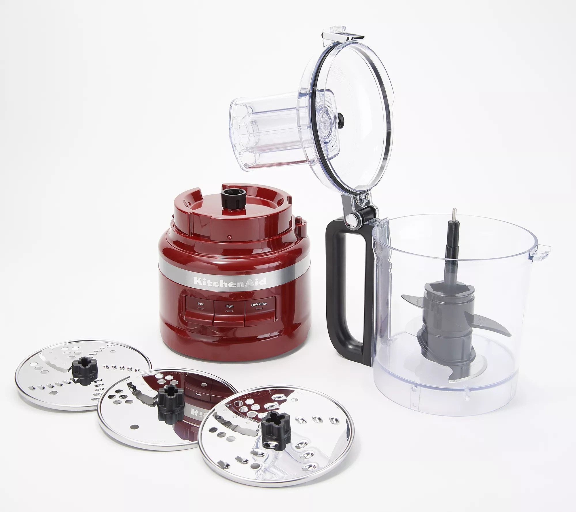 (QVC) KitchenAid 9Cup Food Processor Plus with Spatula & Blade Storage