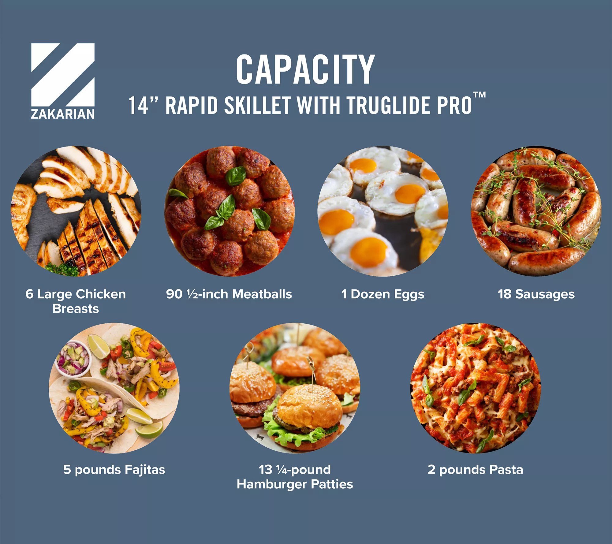 (QVC) Geoffrey Zakarian Nonstick 14" 8qt Electric Skillet