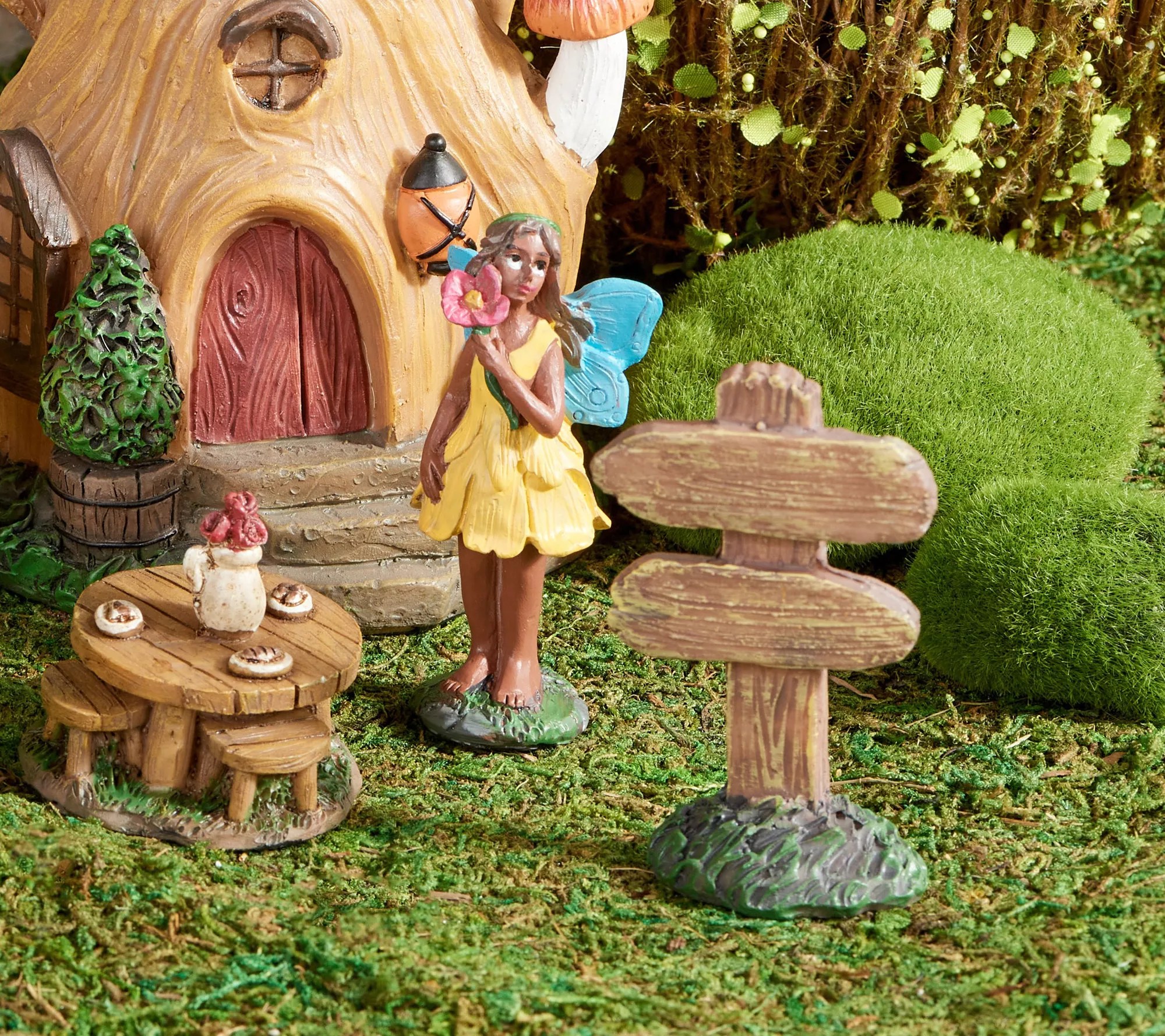 Marigold Miniature Whimsical Fairy Garden Decor Set