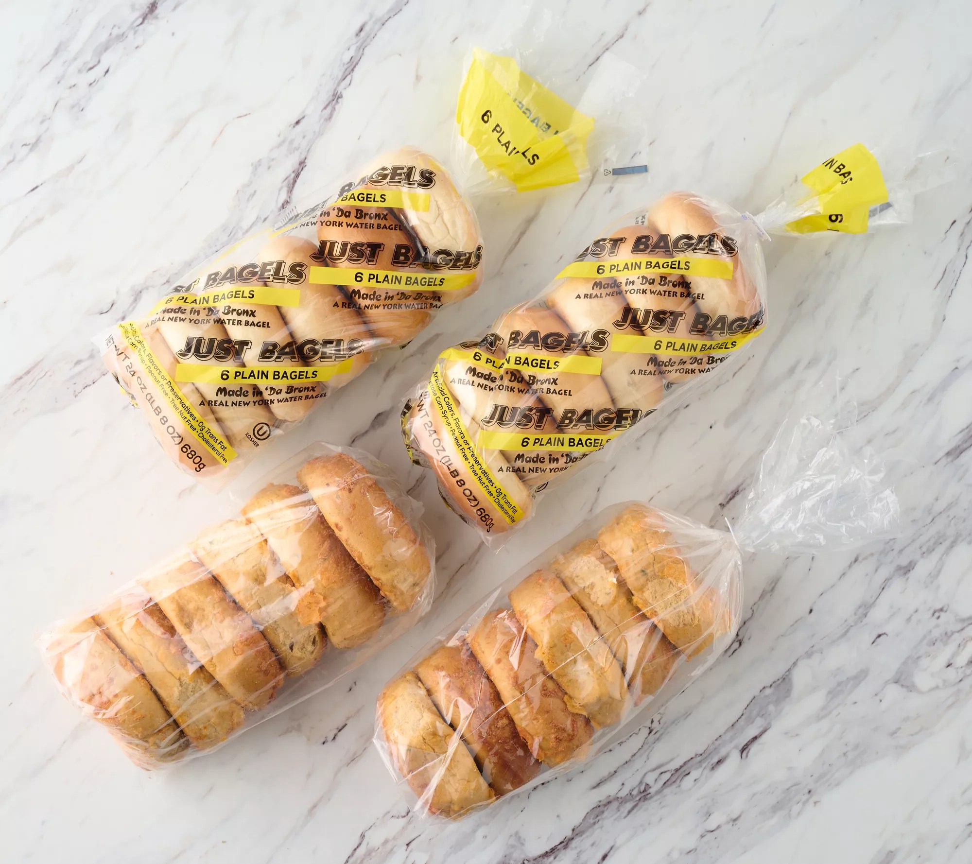 Just Bagels (24) 4oz Kettle Boiled Bagels AutoDelivery
