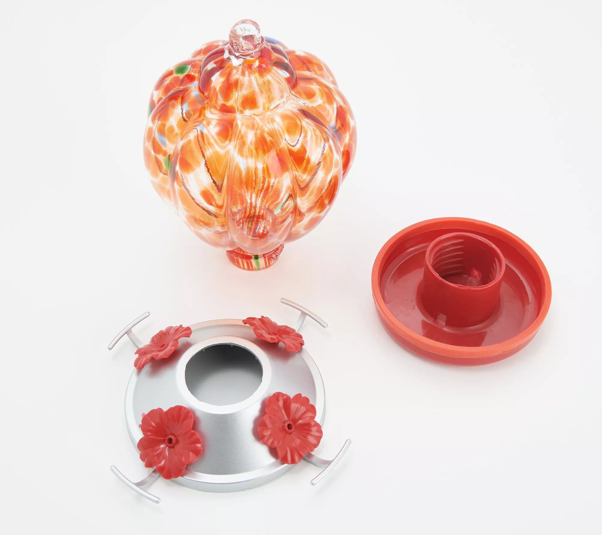 Ultimate Innovations Set of 2 Glass Hummingbird Feeders