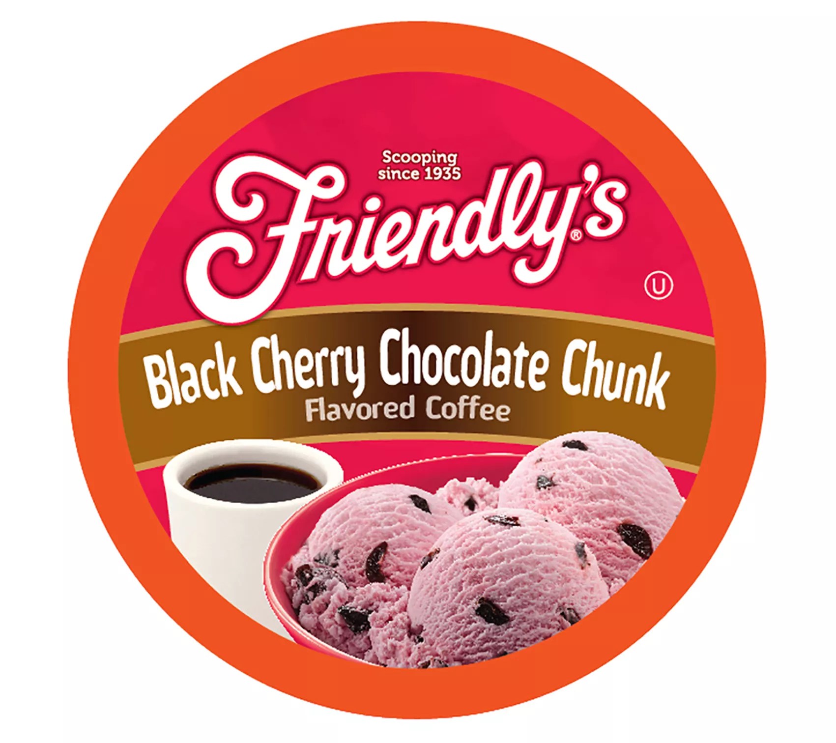 Friendly's 40Count Black Cherry Chocolate Coffee Pods