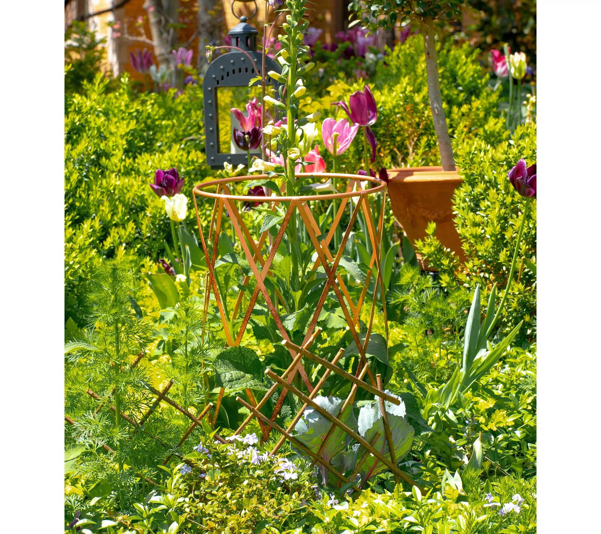 20" Decorative Plant Support Tower by Linda Vater
