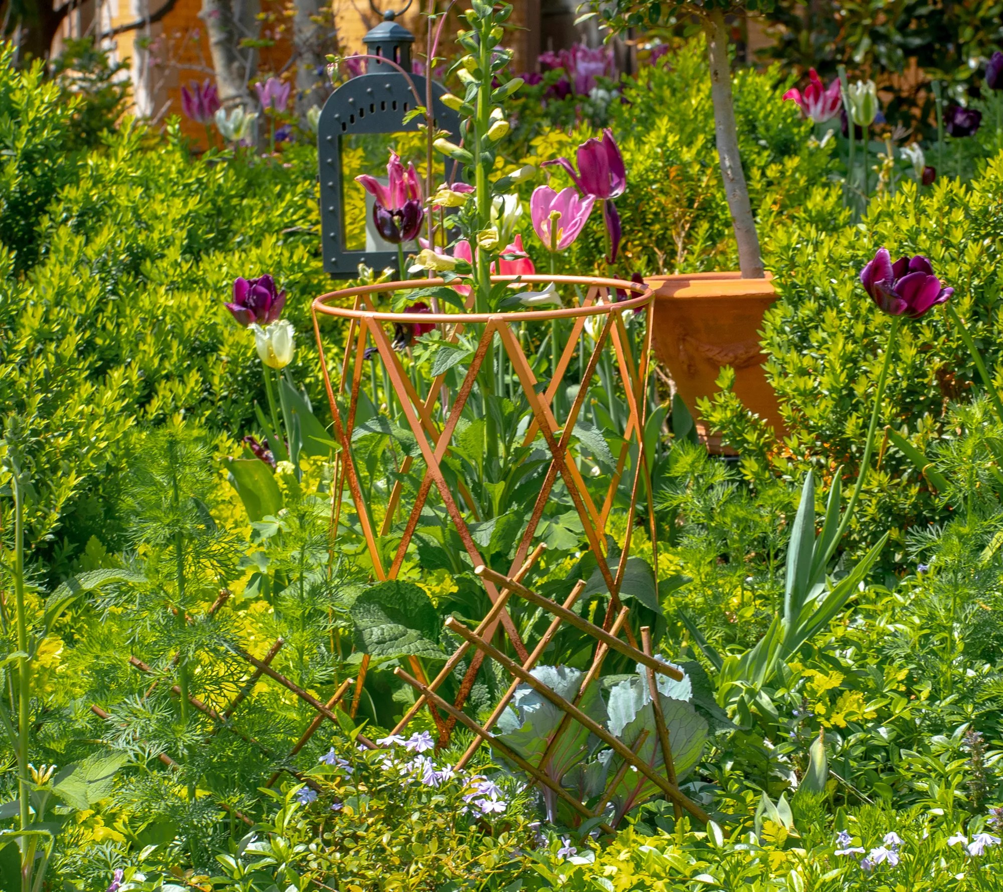 20" Decorative Plant Support Tower by Linda Vater