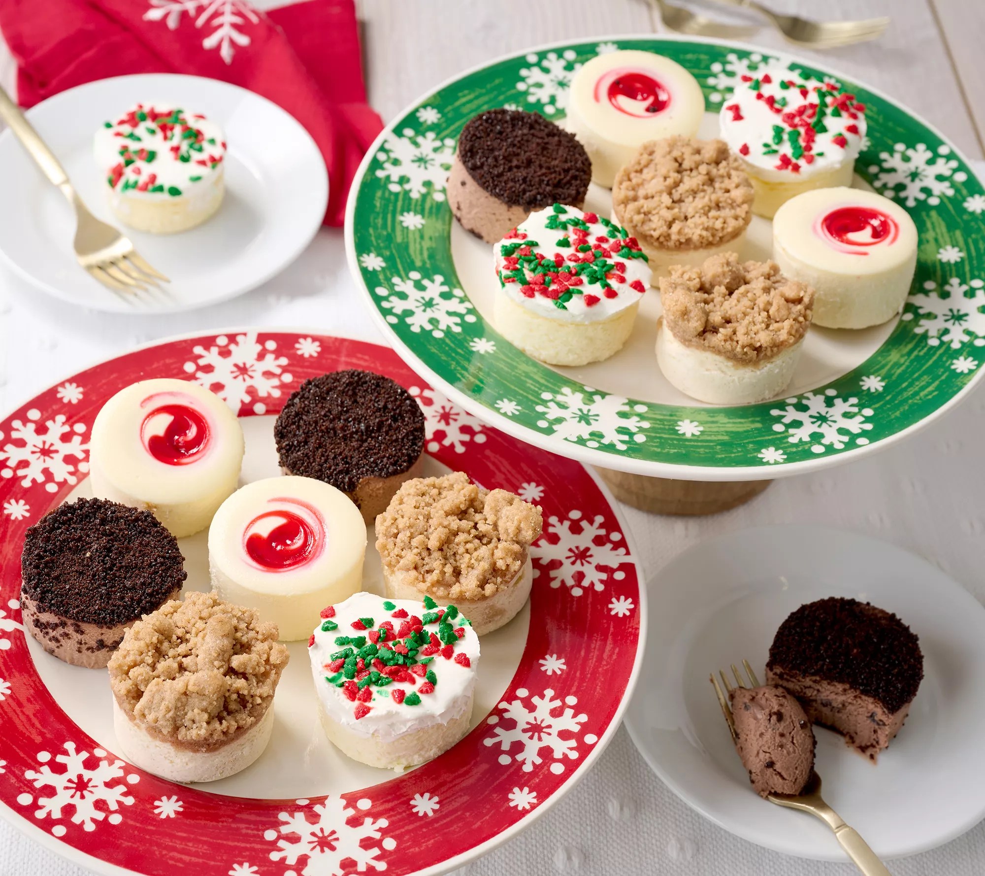 Junior's (32) 4.75 lb Holiday Mini Cheesecake AutoDelivery