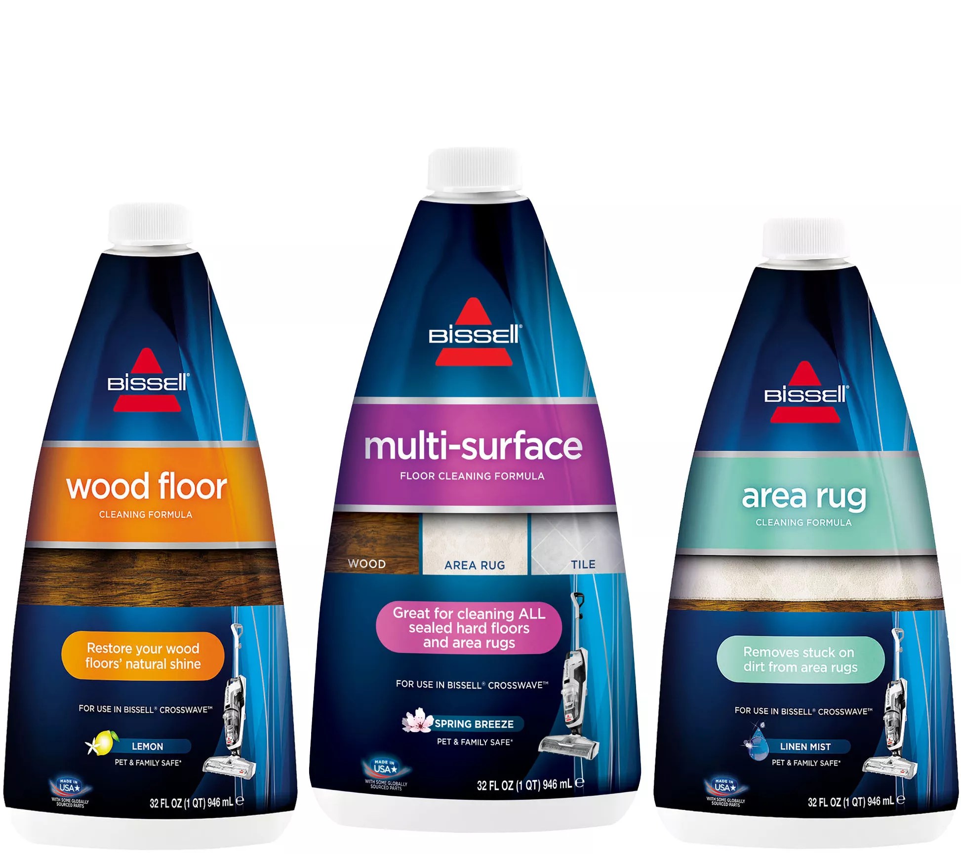 Bissell CrossWave 3Pack Variety Cleaning Formulas