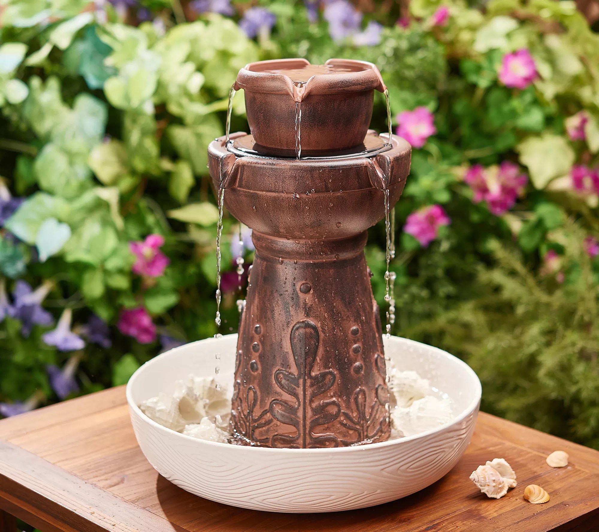 Bernini "The Trapani" 8Spout 2Tier Fountain Tower with Timer