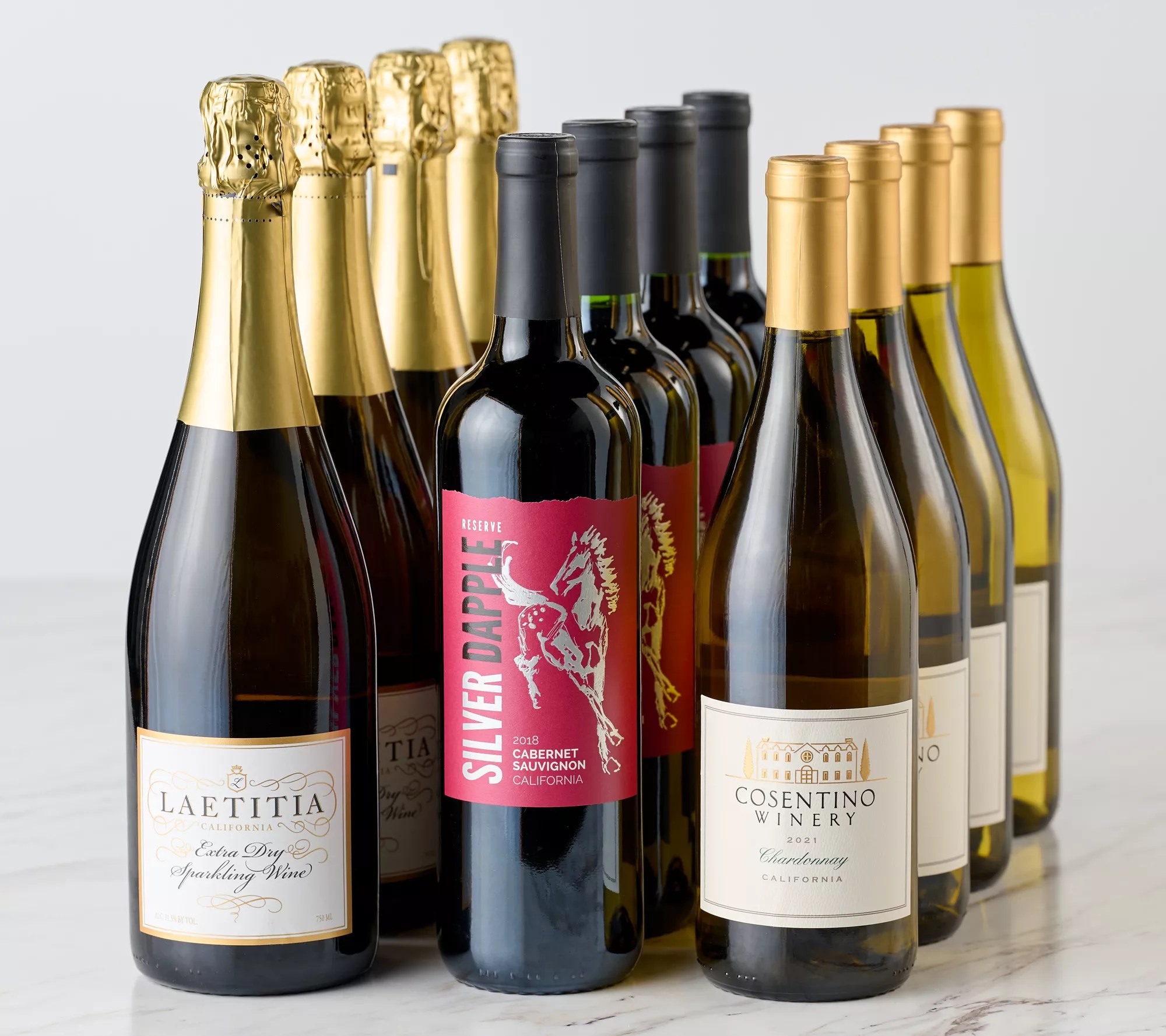 Vintage Wine Esates 12btl Red, White & Sparkling Wine Set