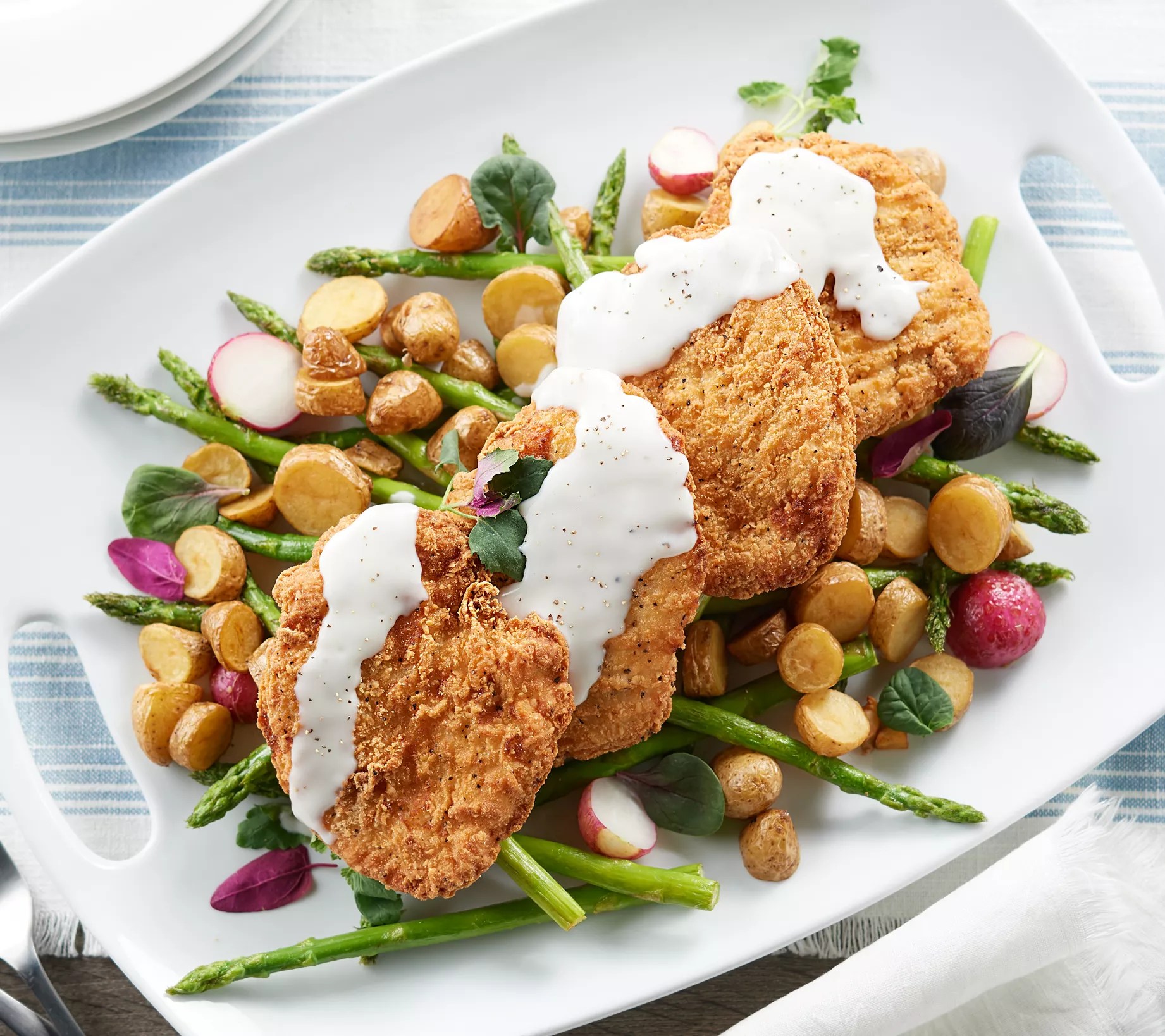 Heartland Fresh (24) 5oz Chicken Fried Chicken w/ Gravy