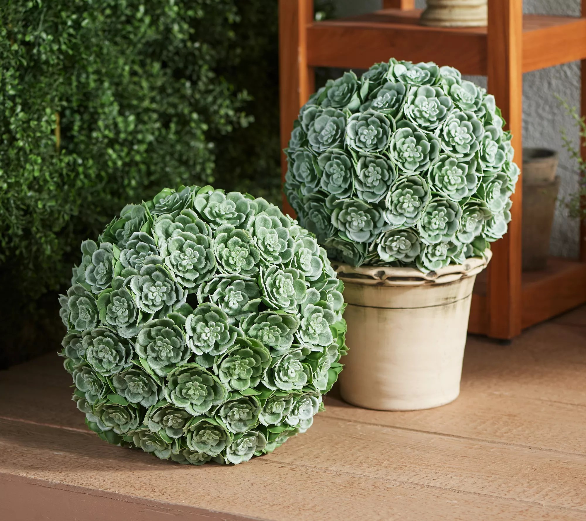 Wicker Park Succulent Indoor/Outdoor Garden Spheres