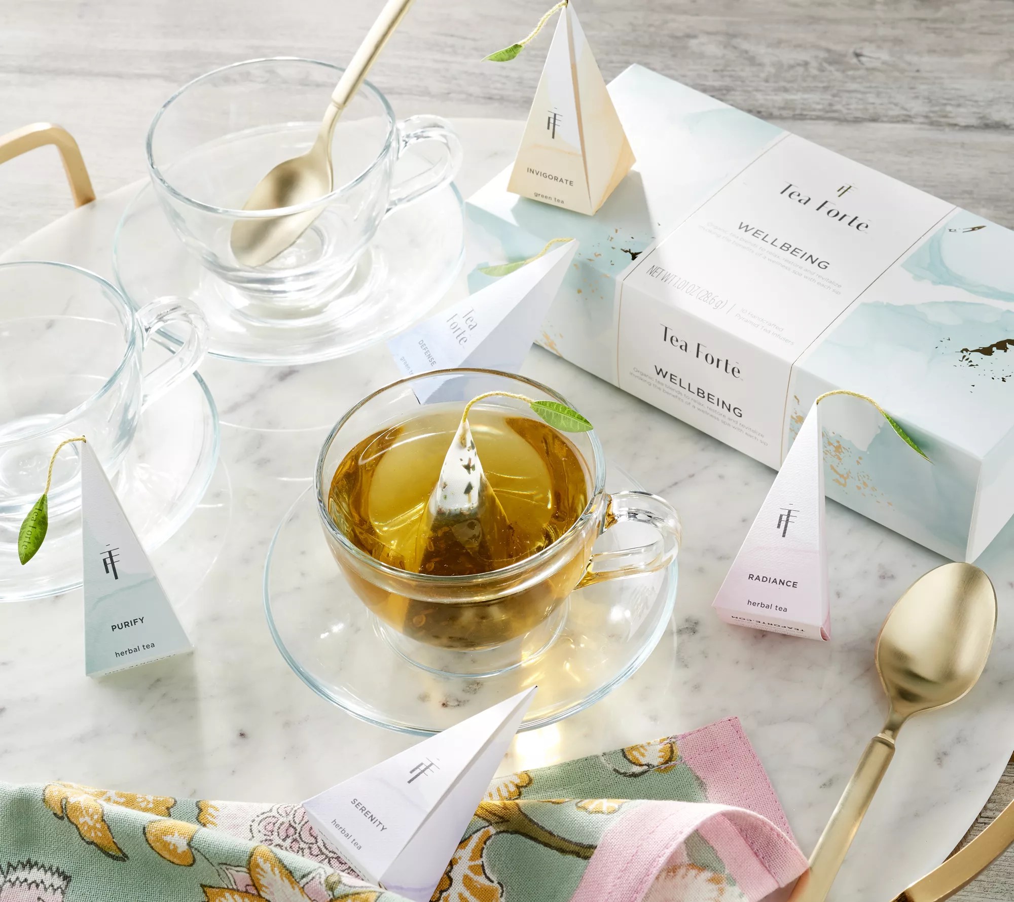 Tea Forte (2) 10ct Wellbeing Tea Assortment