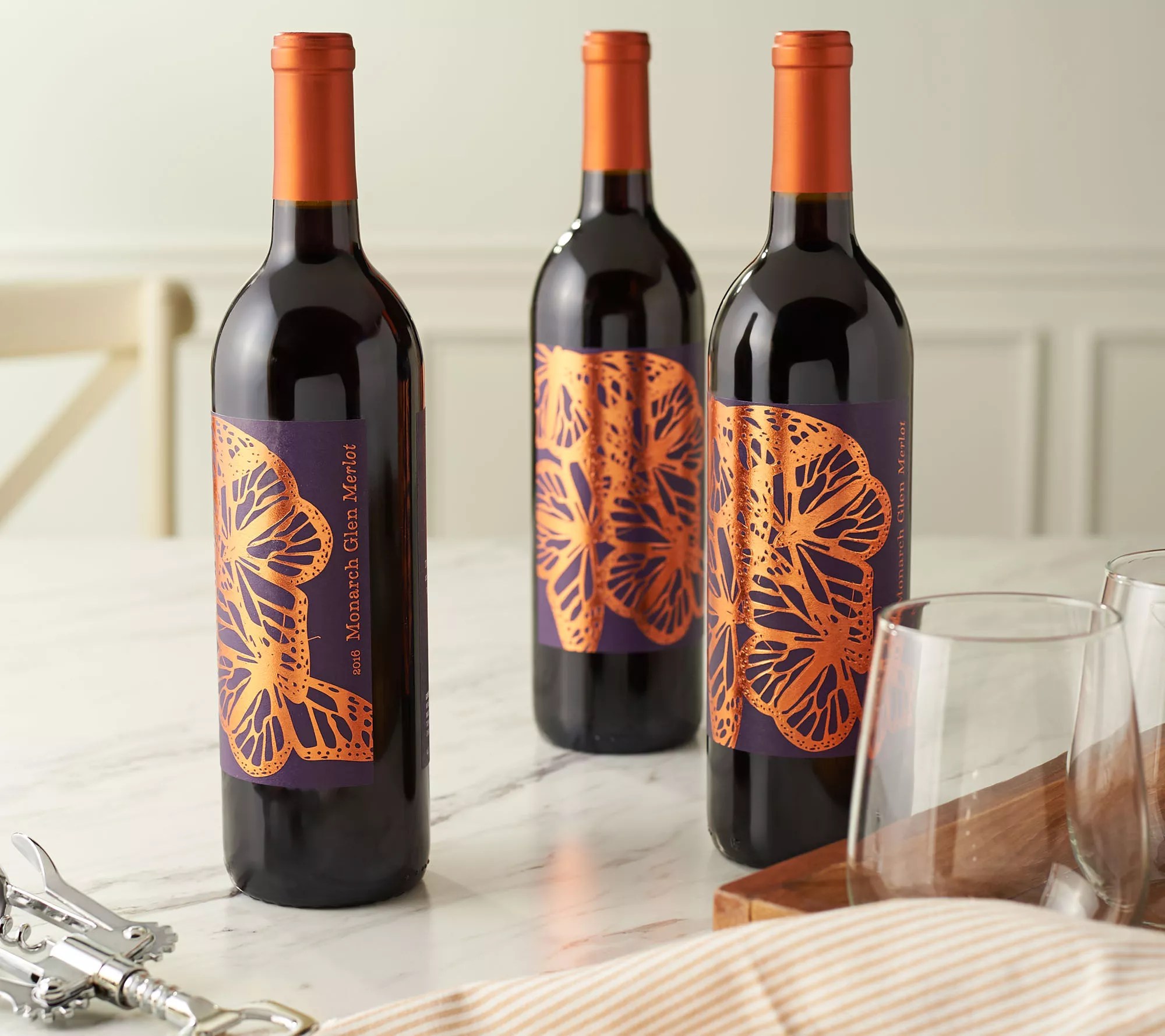 Martha Stewart Wine 3 Bottles Fall Wine Set AutoDelivery