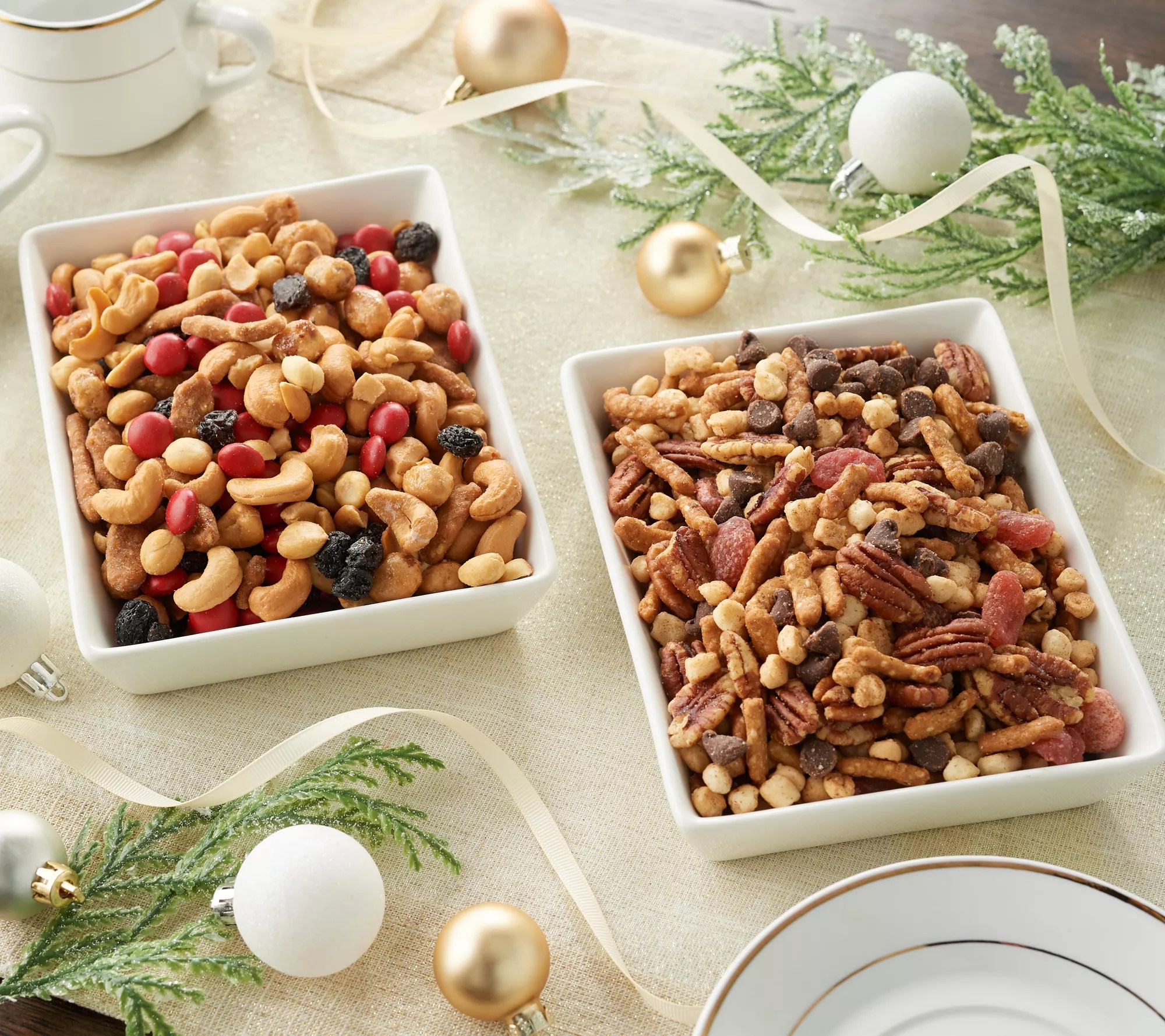 Germack 2 Jars of Fruit and Nut Mixes Entertaining Assortment