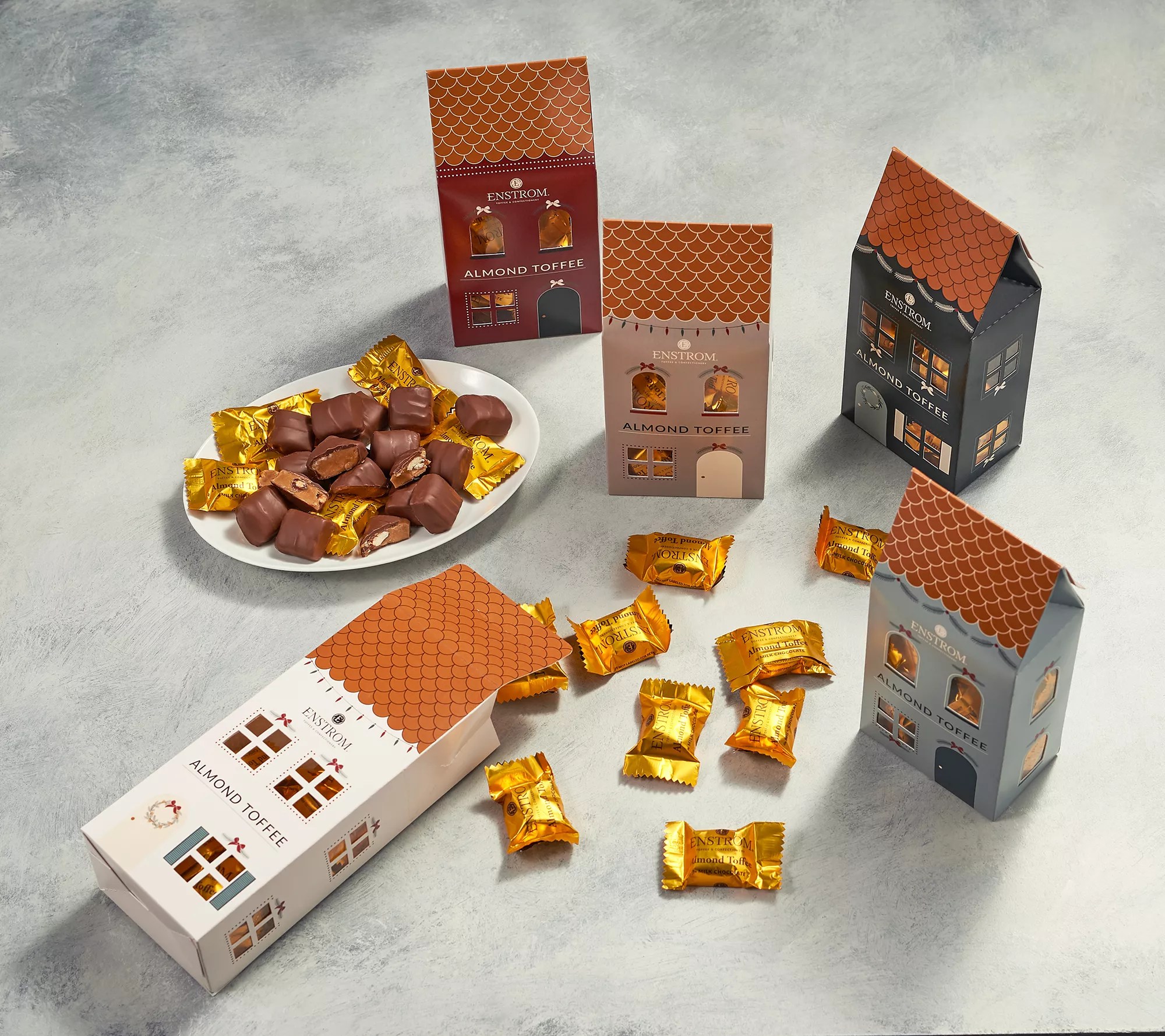 (QVC) Enstrom's 4lb Individually Wrapped Toffee Petites