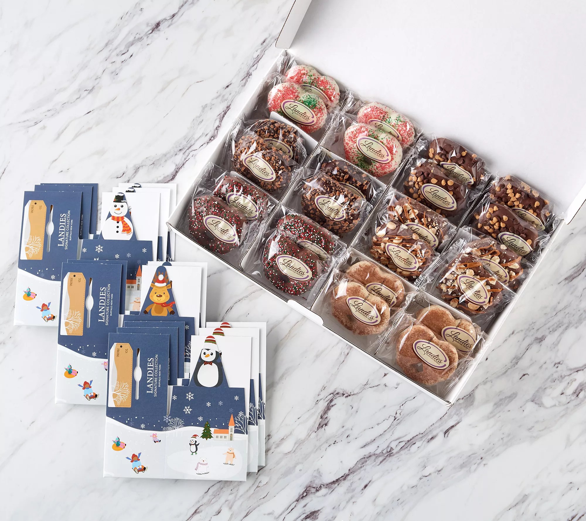 (QVC) Landies Candies 24Piece Holiday Stuffed Pretzels Collection