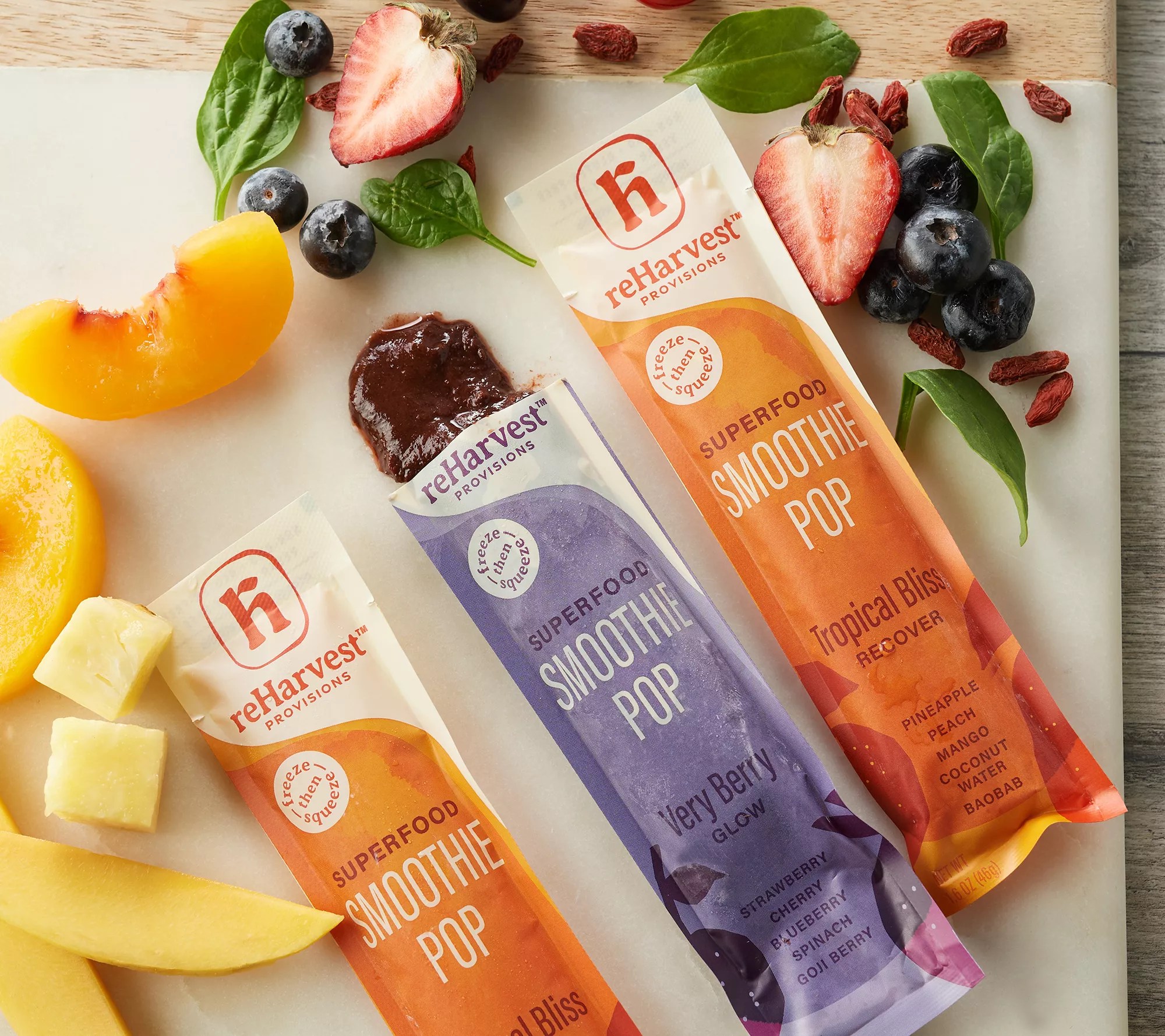 reHarvest Provisions 10 Count Frozen Smoothie Pops