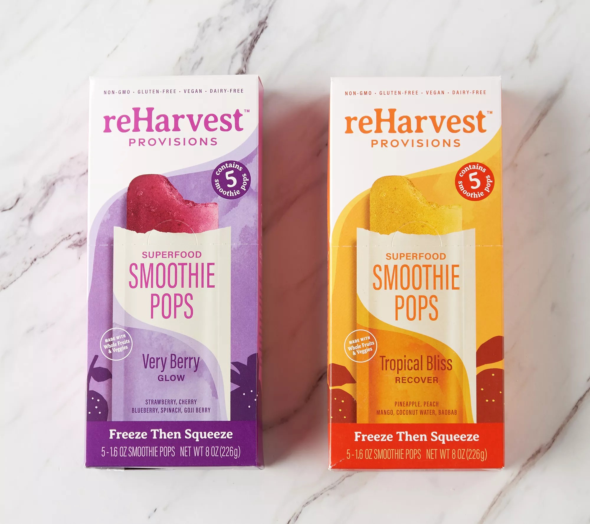 reHarvest Provisions 10 Count Frozen Smoothie Pops