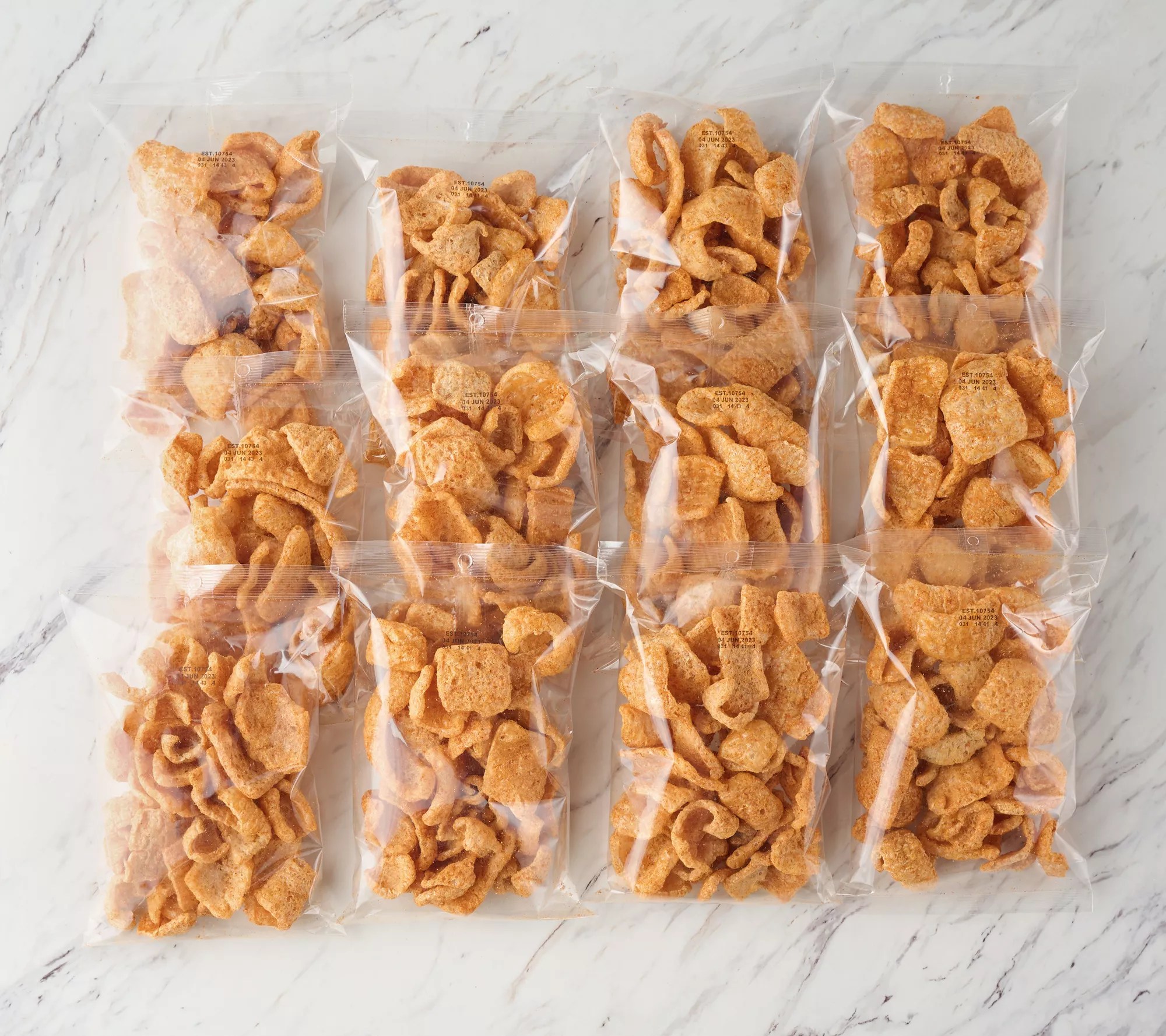 Corky's BBQ (12) 2.25oz Bags BBQ Seasoned Pork Rinds