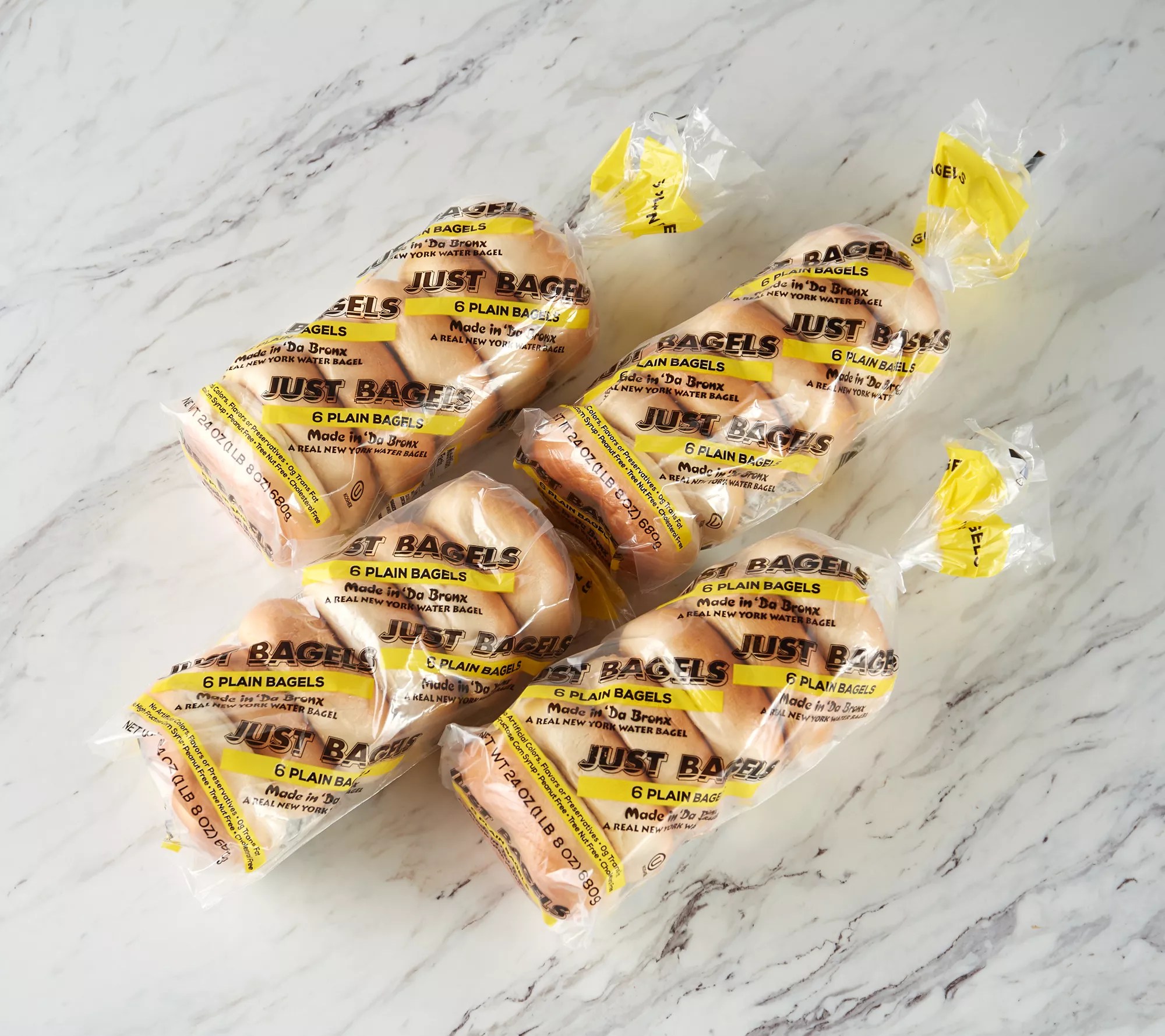 Just Bagels (24) 4oz NYC Kettle Boiled Bagel Sampler