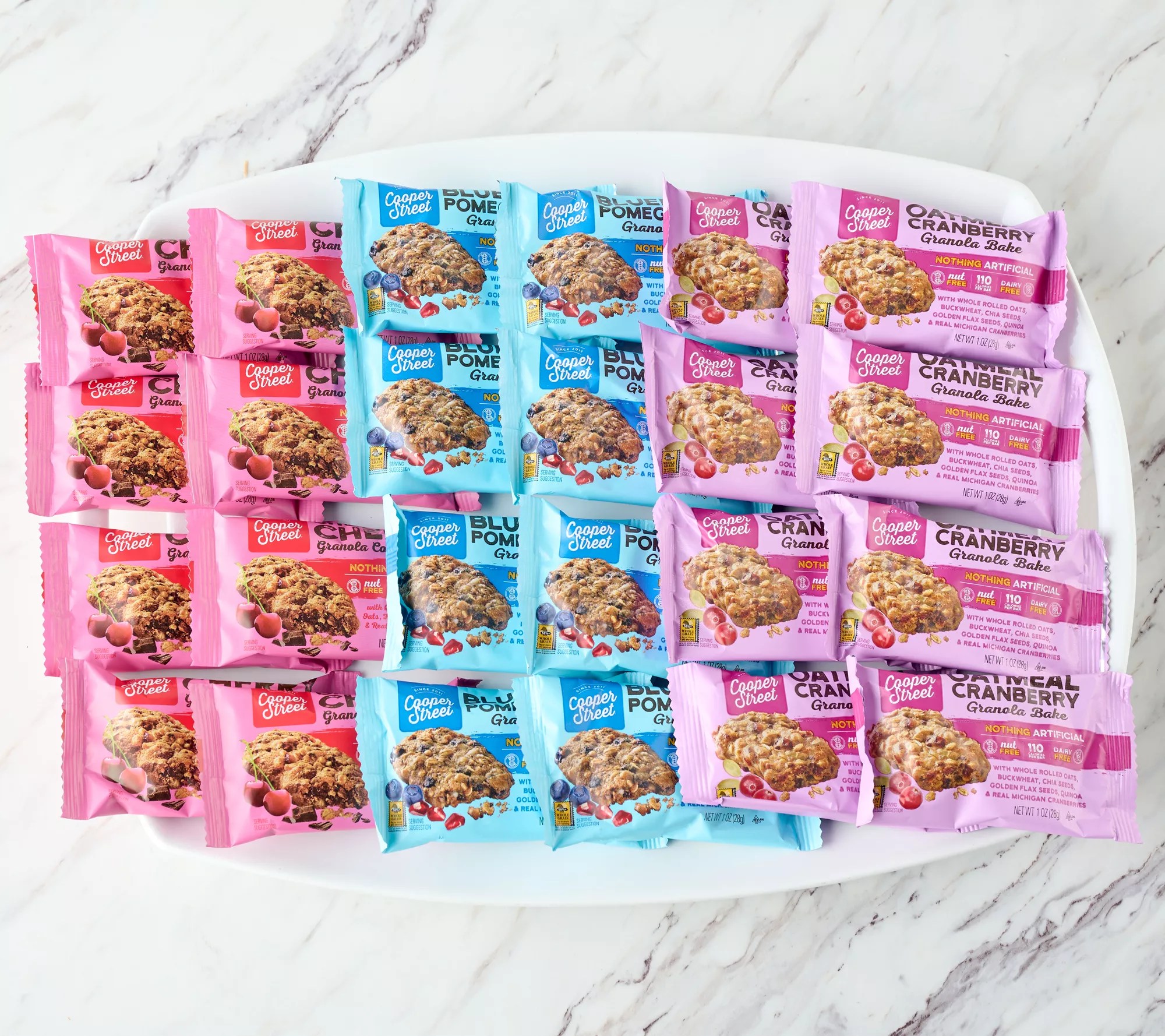 Cooper Street 24 Individually Wrapped Granola Bake Bars Variety