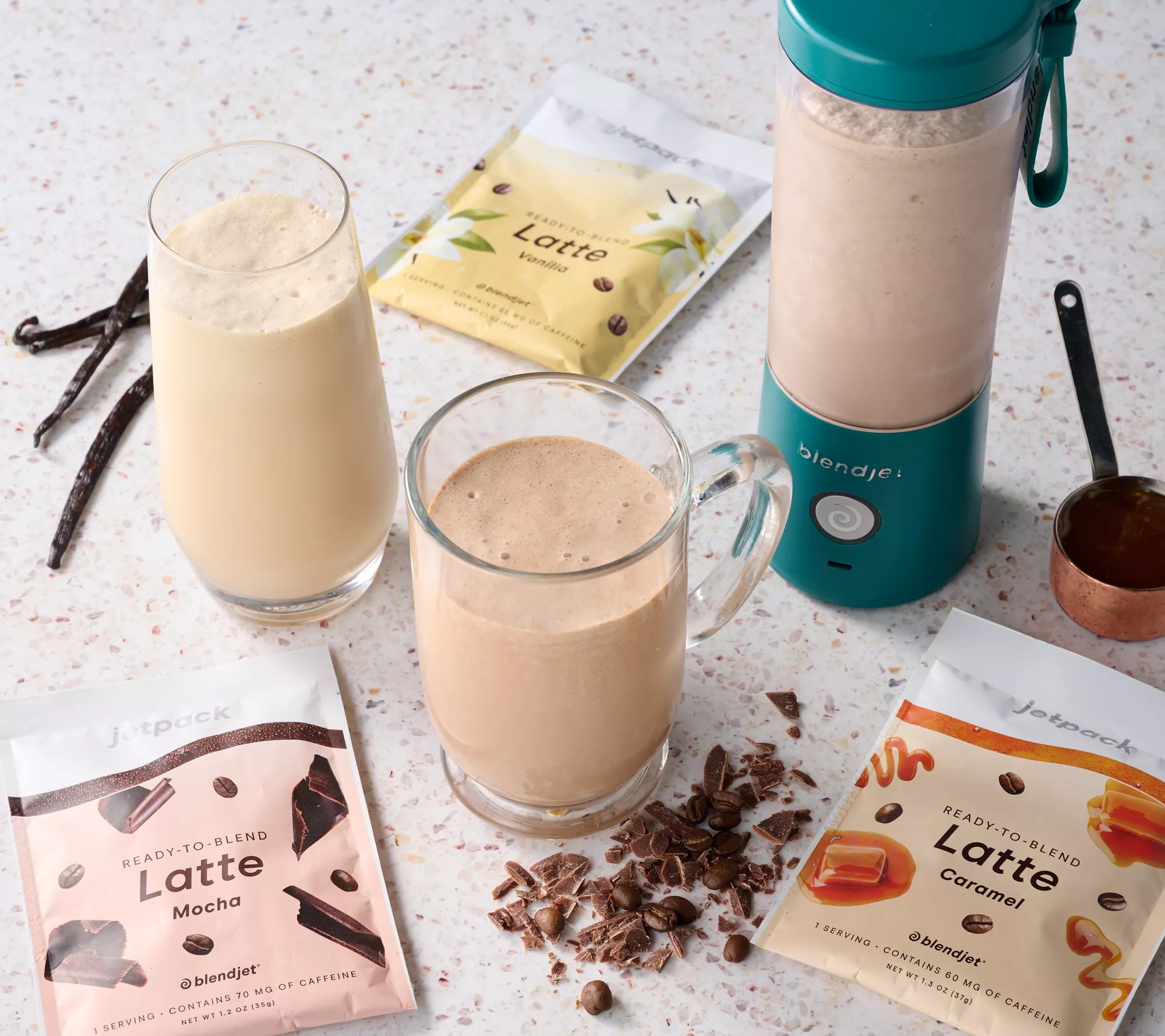 BlendJet 12ct ReadytoBlend Frozen Latte Frappe Packs