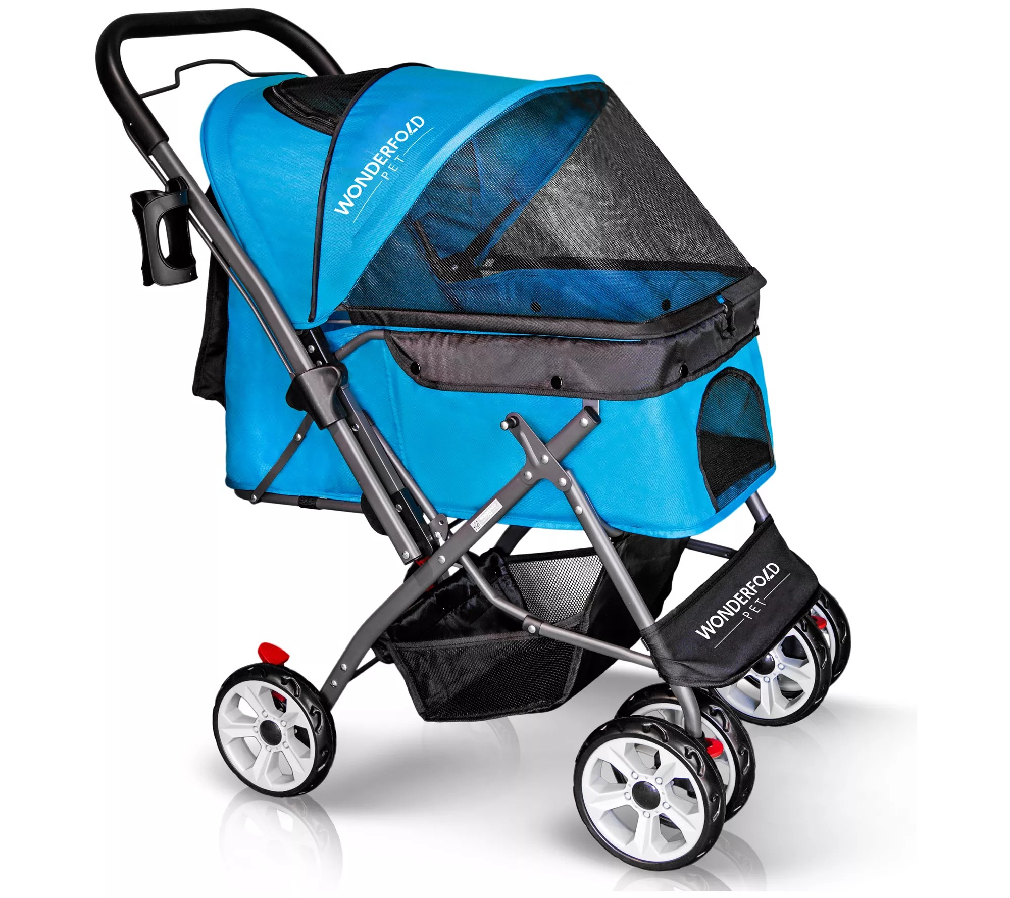 WonderFold Collapsible Folding Pet Stroller forDogs & Cats