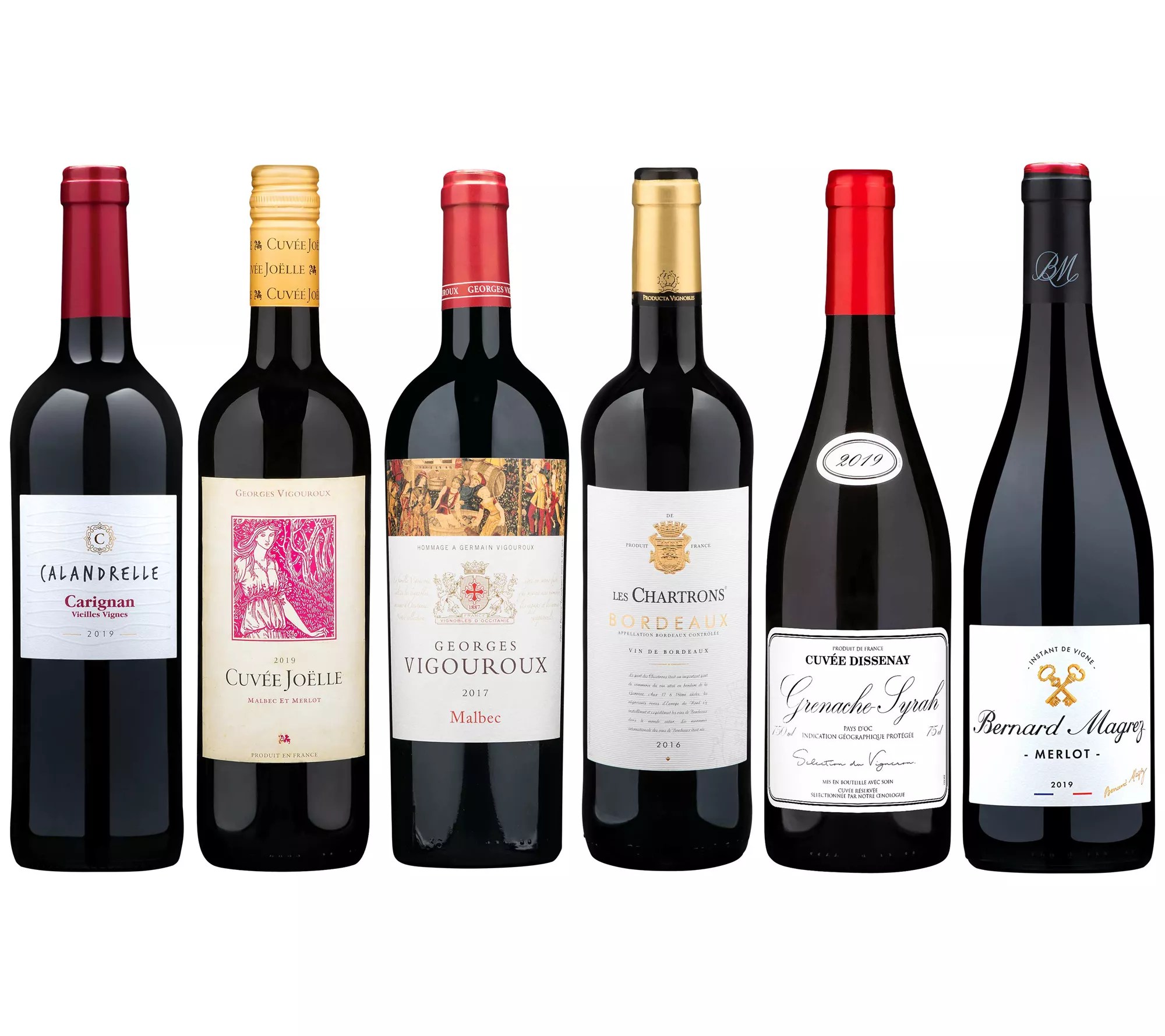 Martha Stewart Wine Co. (6) Flavorful Frech Reds Wine