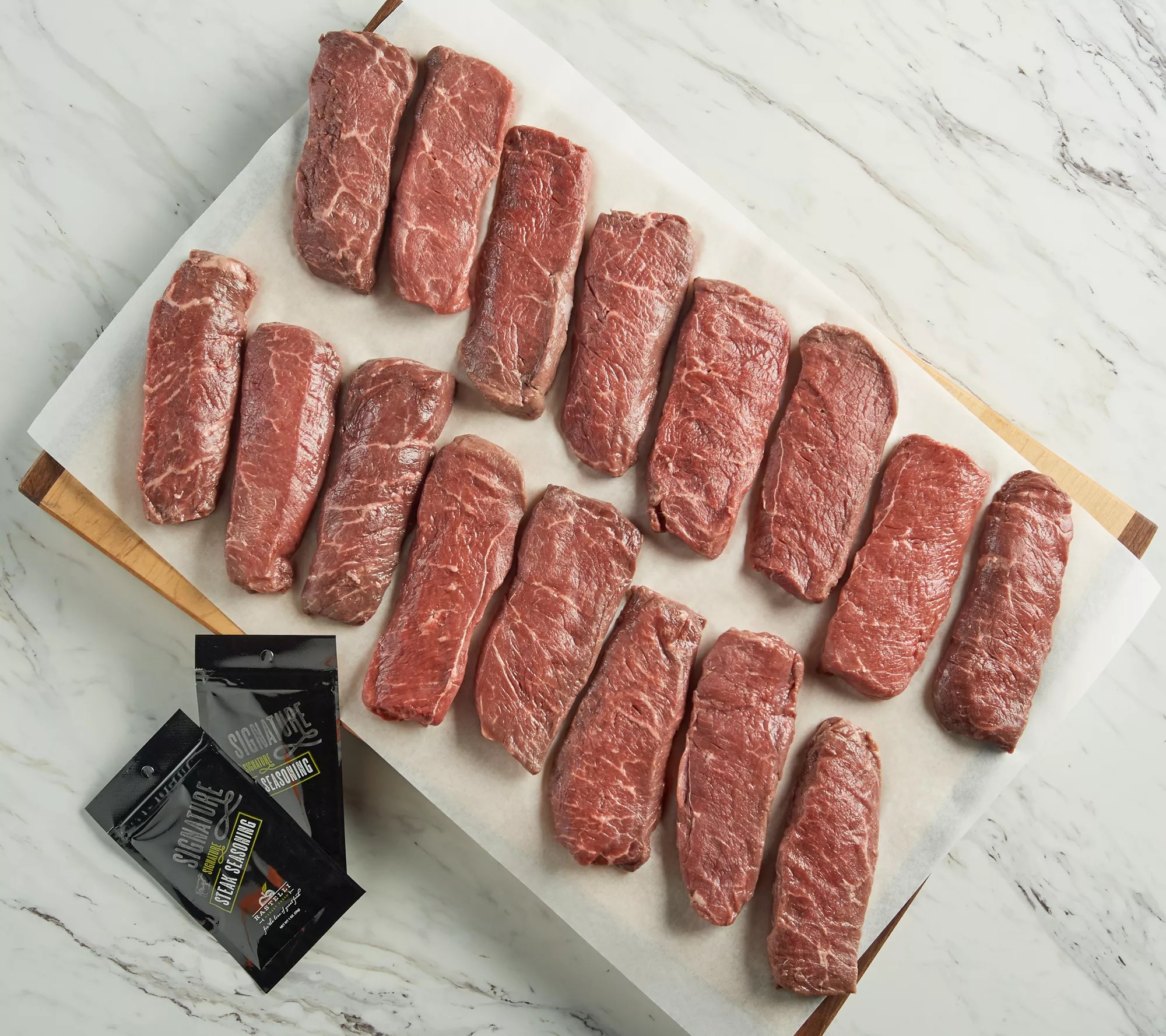 (QVC) Rastelli's (8) or (16) 6oz Black Angus Coulotte Sirloin Steaks