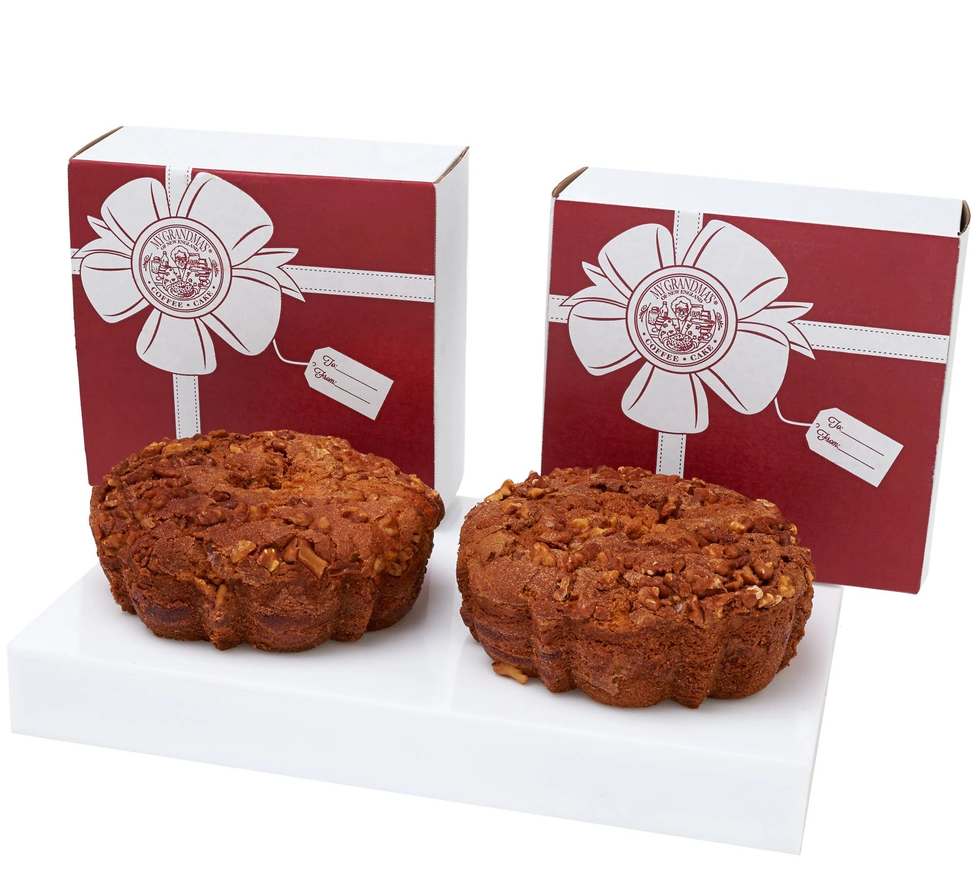 My Grandma's (2) 28 oz. Cinnamon or Cinnamon Walnut Coffee Cakes