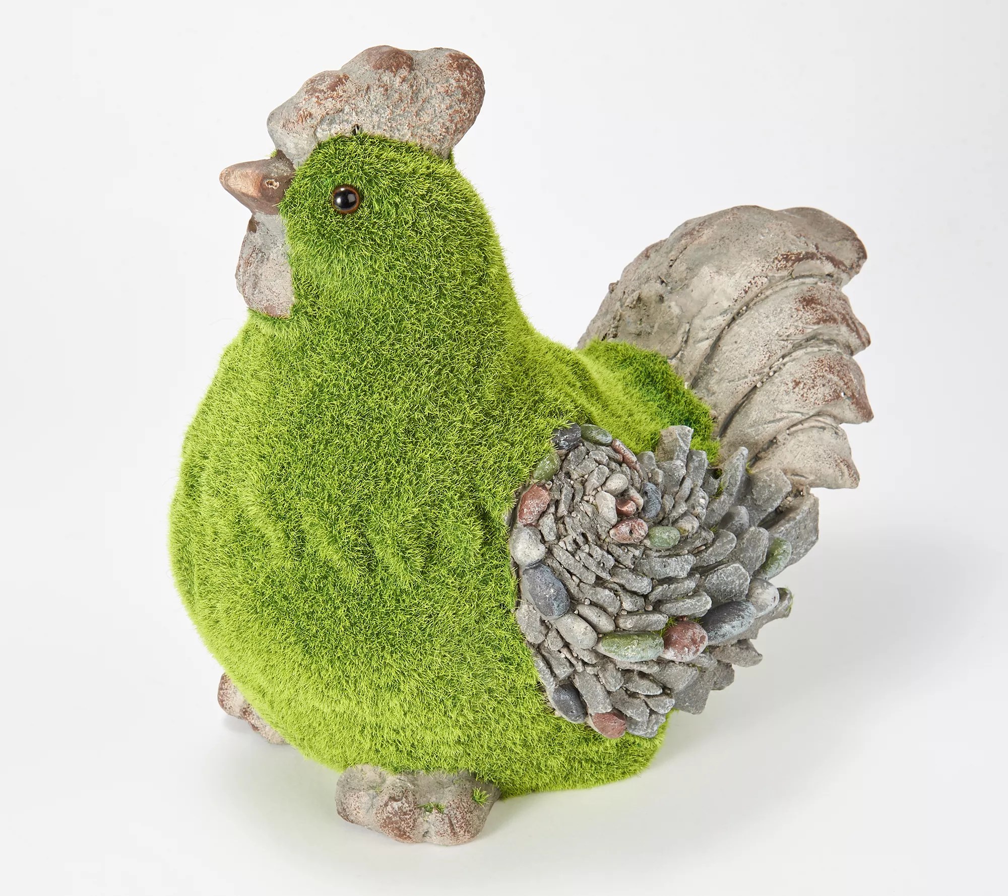 Barbara King Faux Moss and Stone Indoor/Outdoor Animal