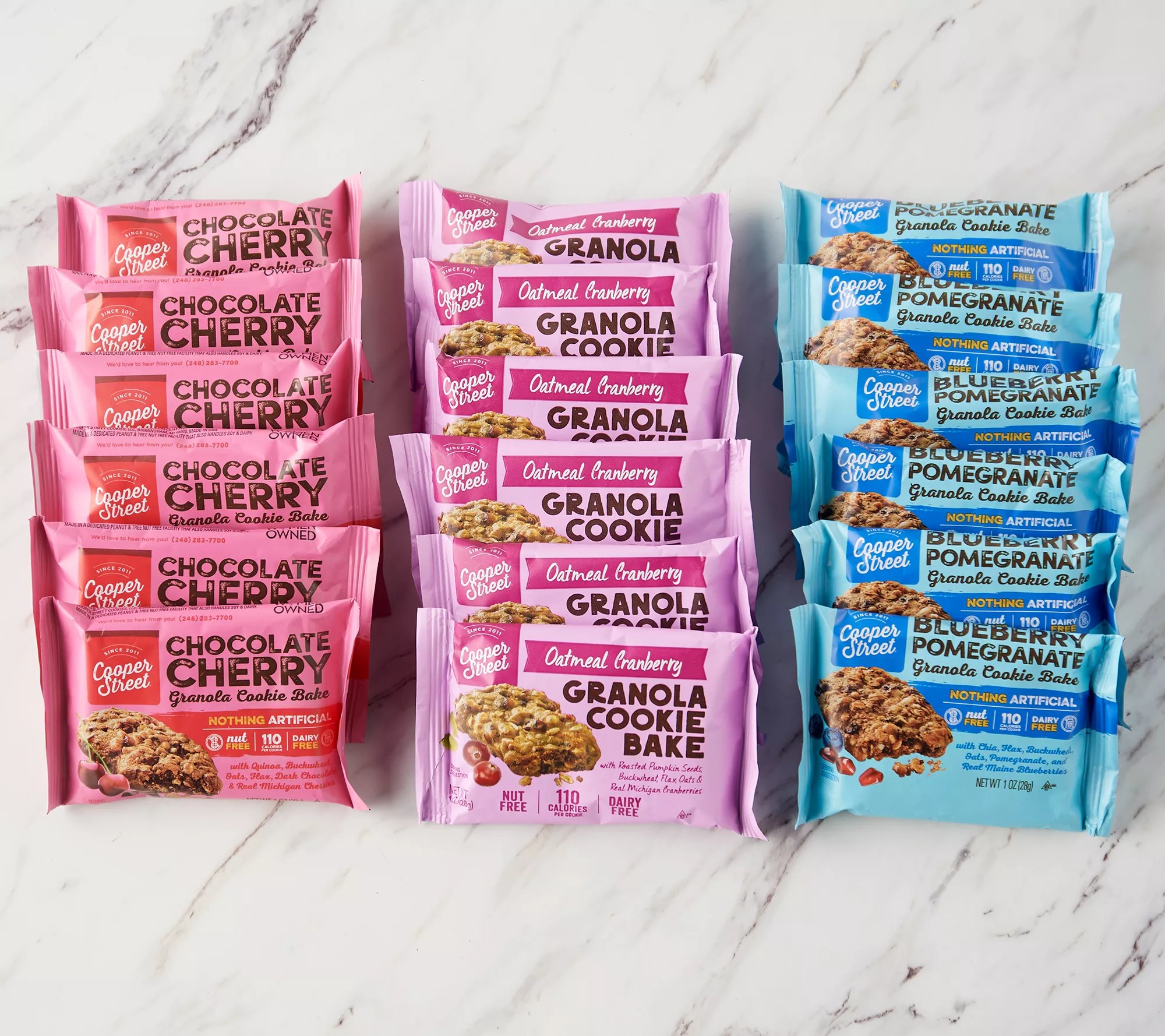 Cooper Street 18 Individually Wrapped Granola Baked Cookies