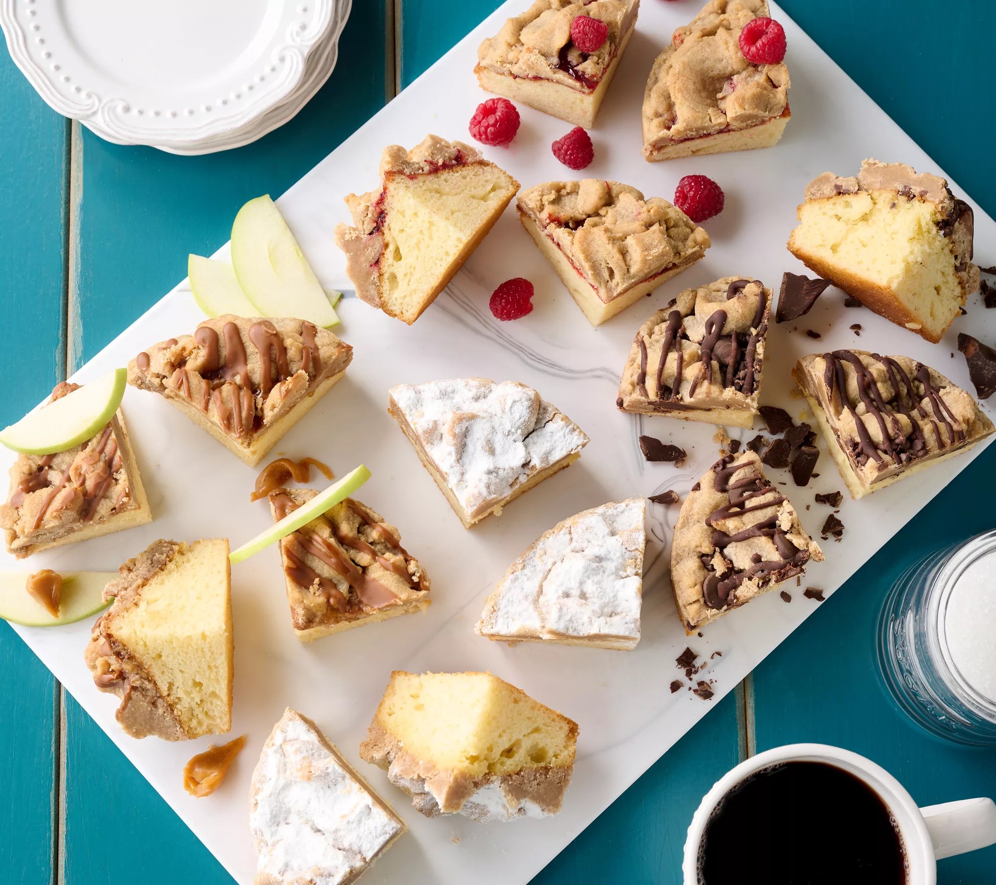 Hahn's Bakery Set of (4) 5inch German Butter Crumb Cakes