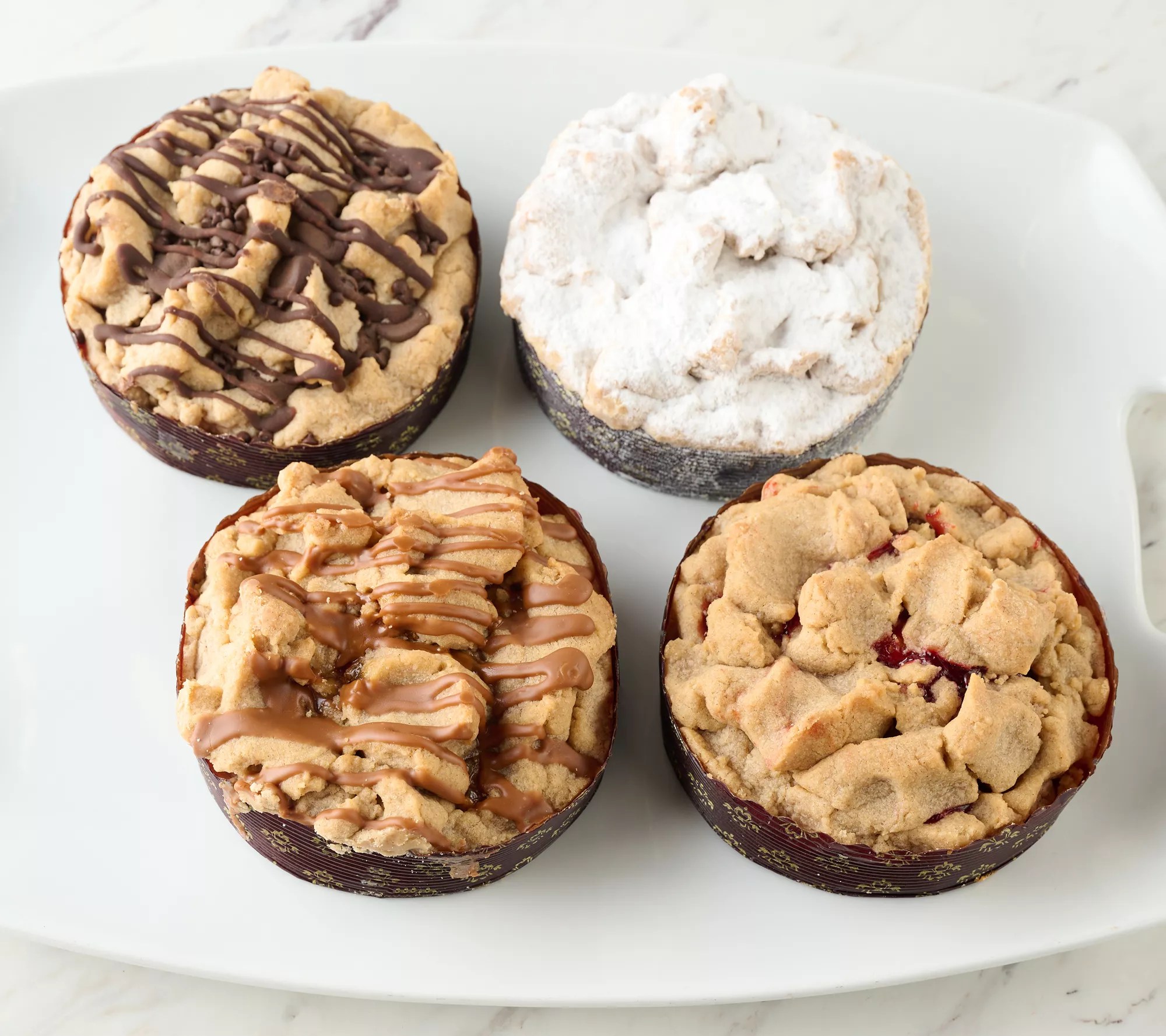 Hahn's Bakery Set of (4) 5inch German Butter Crumb Cakes