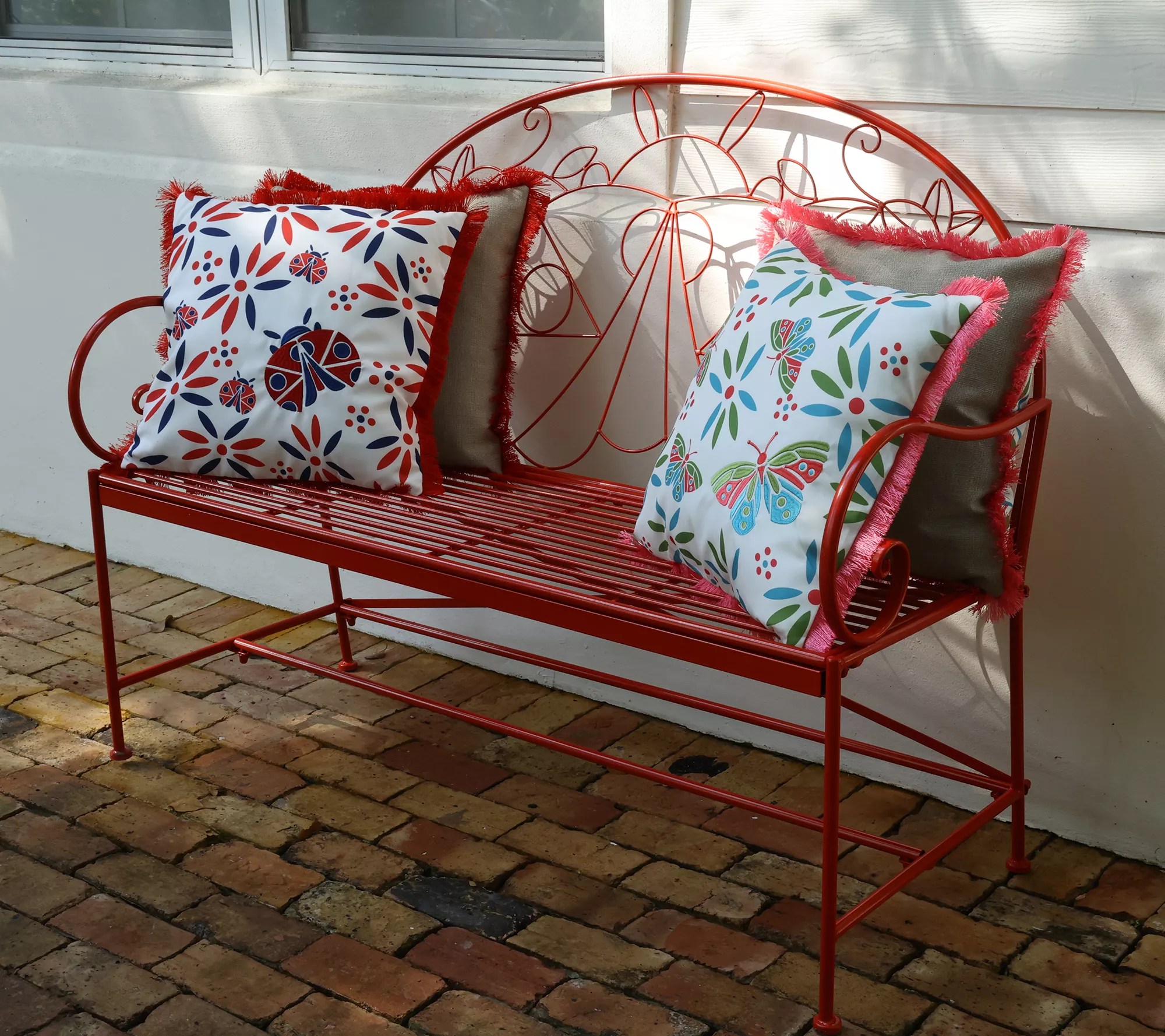 Temptations Outdoor Centertaining 50" Garden Critter Bench