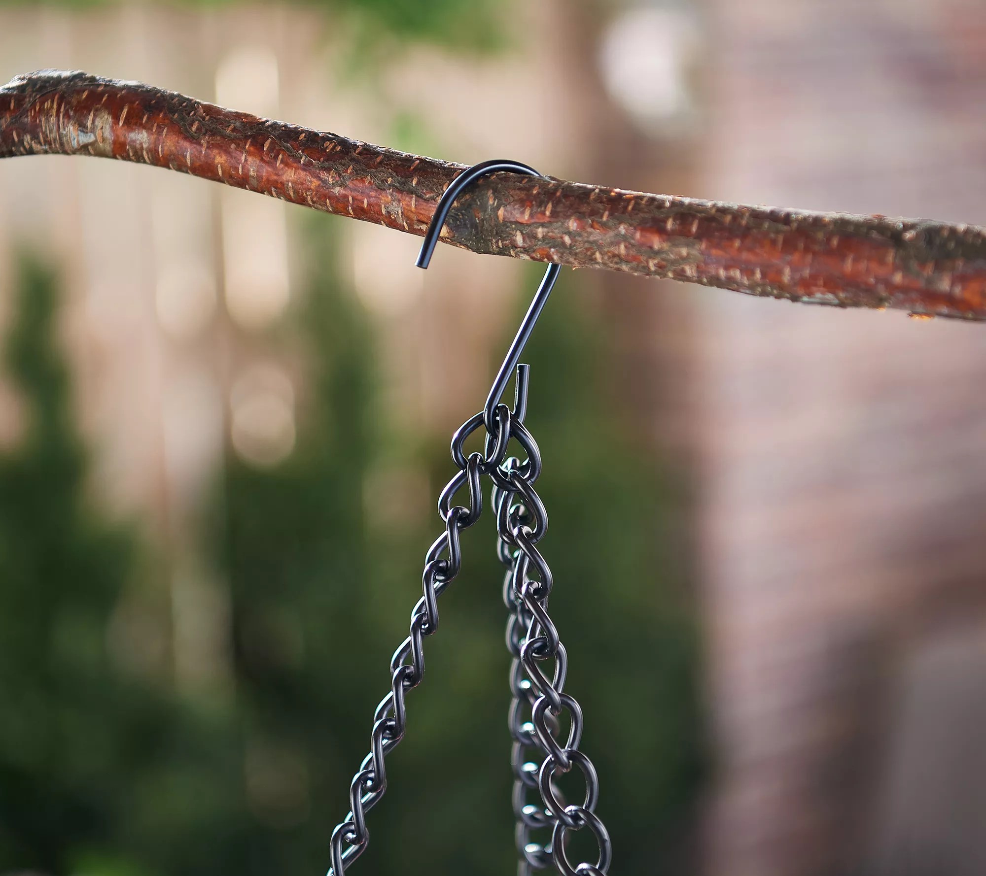 "As Is" Garden Reflections 16" Dianthus & Lavender Faux Hanging Basket