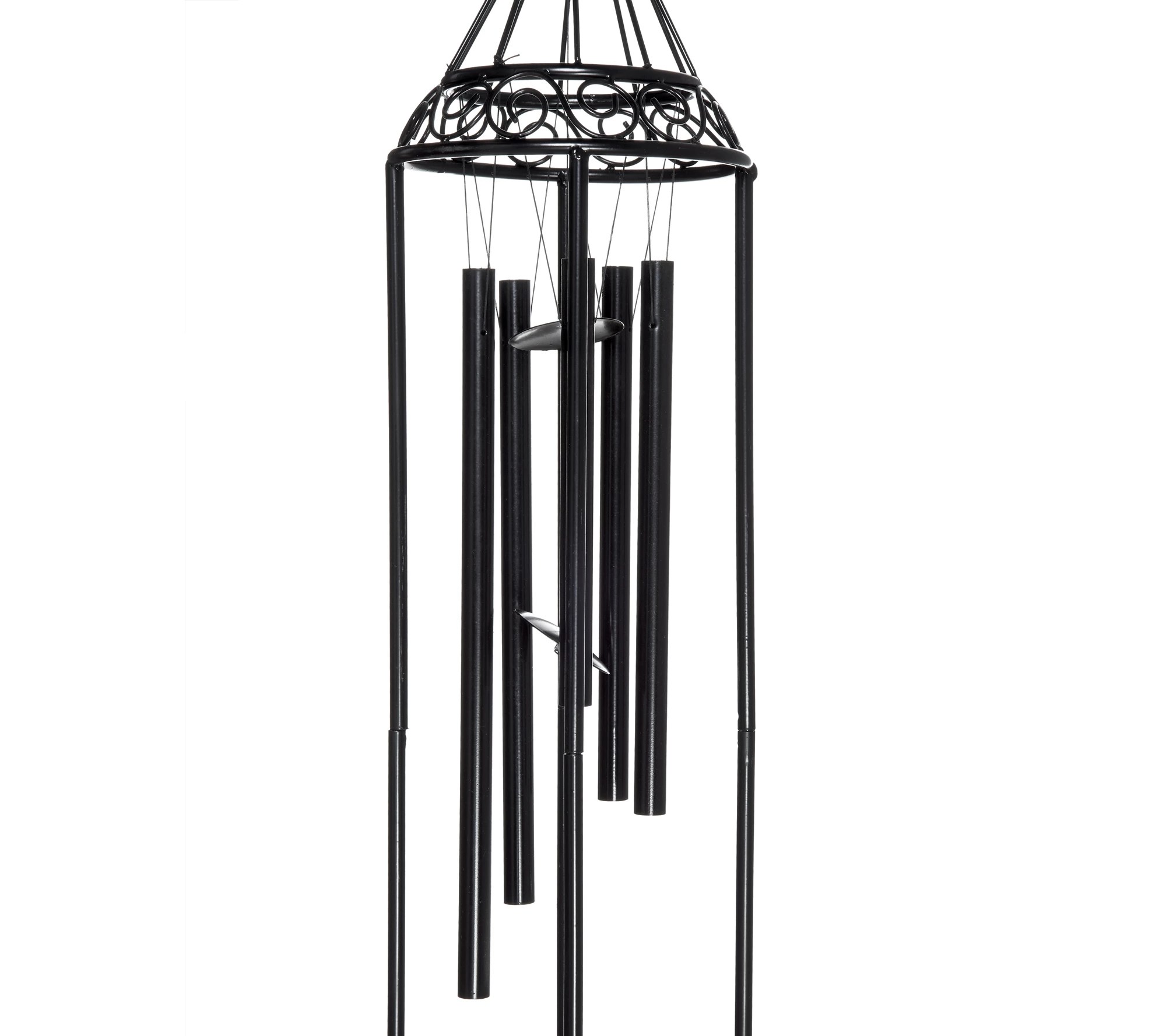 Delicate Scroll Free Standing Wind Chimes