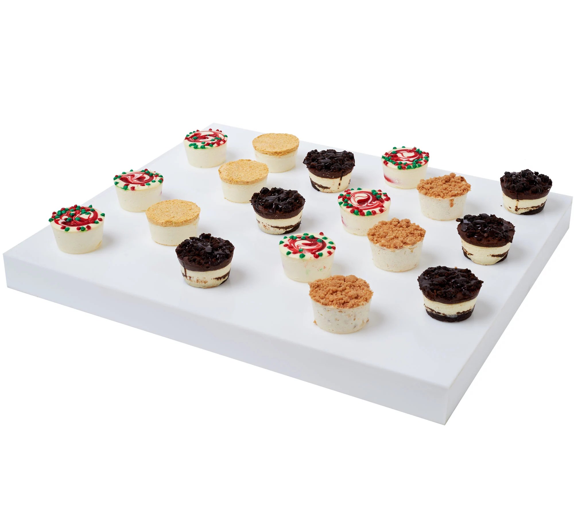 Junior's (18) 4 oz. Mini Cheesecake Holiday Assortment